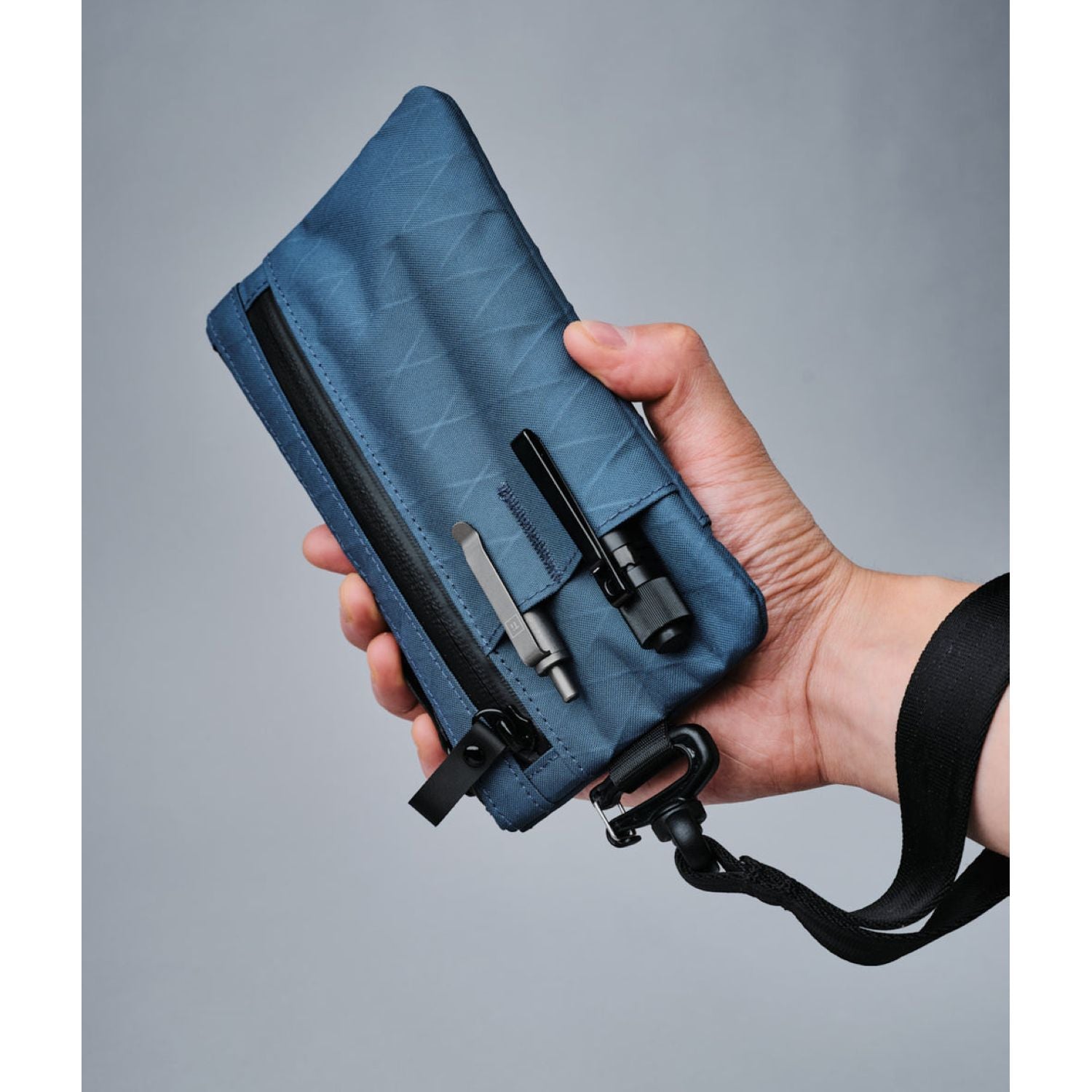 ALPAKA Zip Clutch RX30 (Ocean Blue)