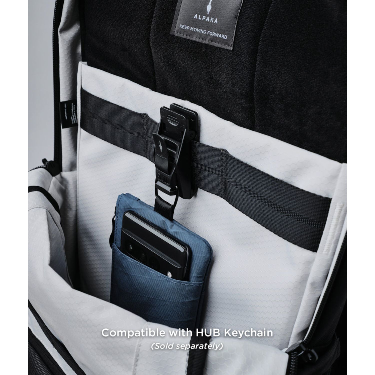 ALPAKA Zip Clutch RX30 (Ocean Blue)