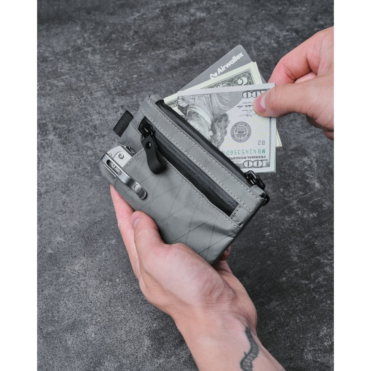 ALPAKA Zip Pouch Pro VX21 (Slate Grey)