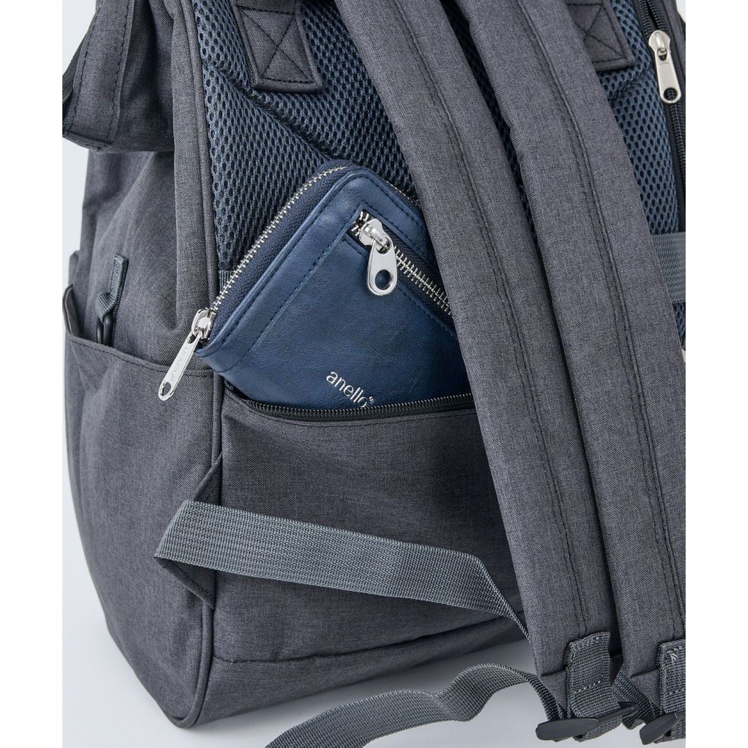Anello CB Heather Kuchigane Backpack R (Black)