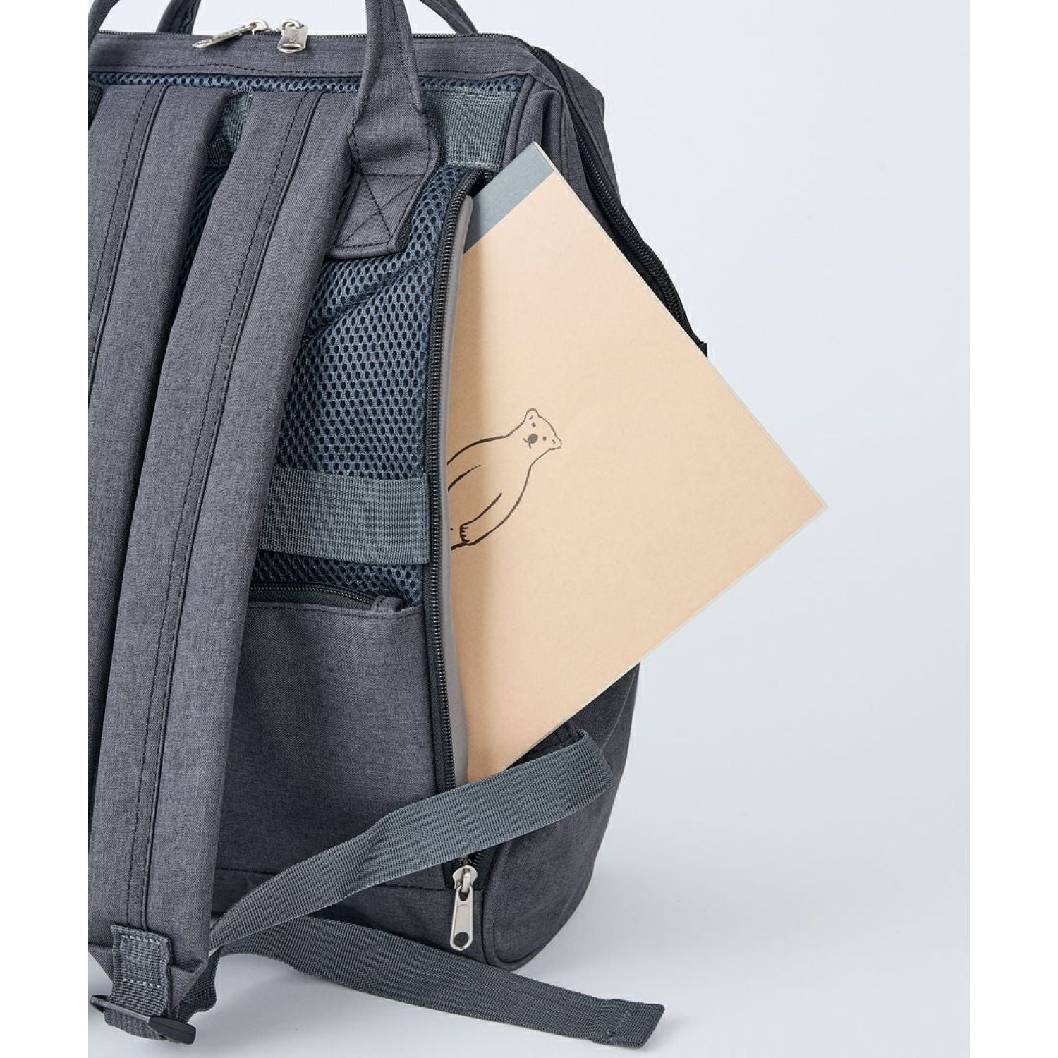 Anello CB Heather Kuchigane Backpack R (Black)
