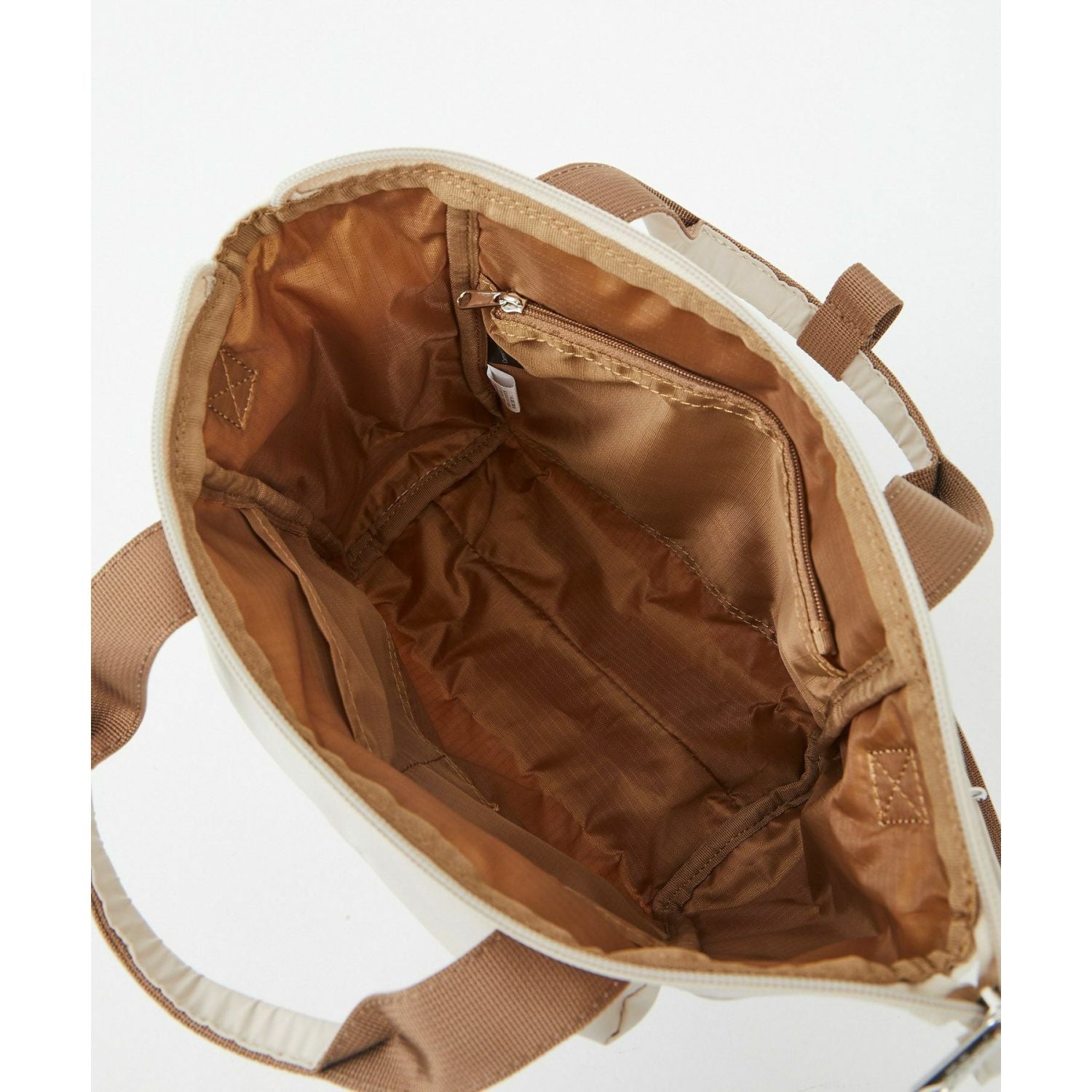 Anello Circle 2Way Mini Tote Bag (Light Beige)