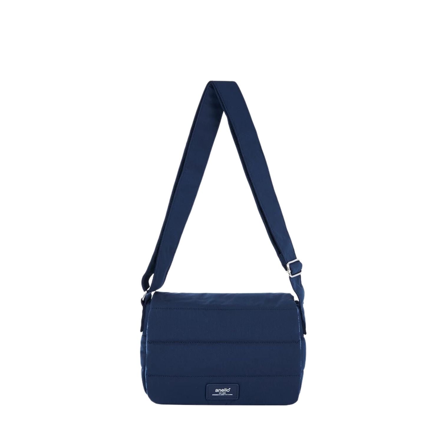 Anello Fuzzy Flappy Shoulder Bag (Navy)