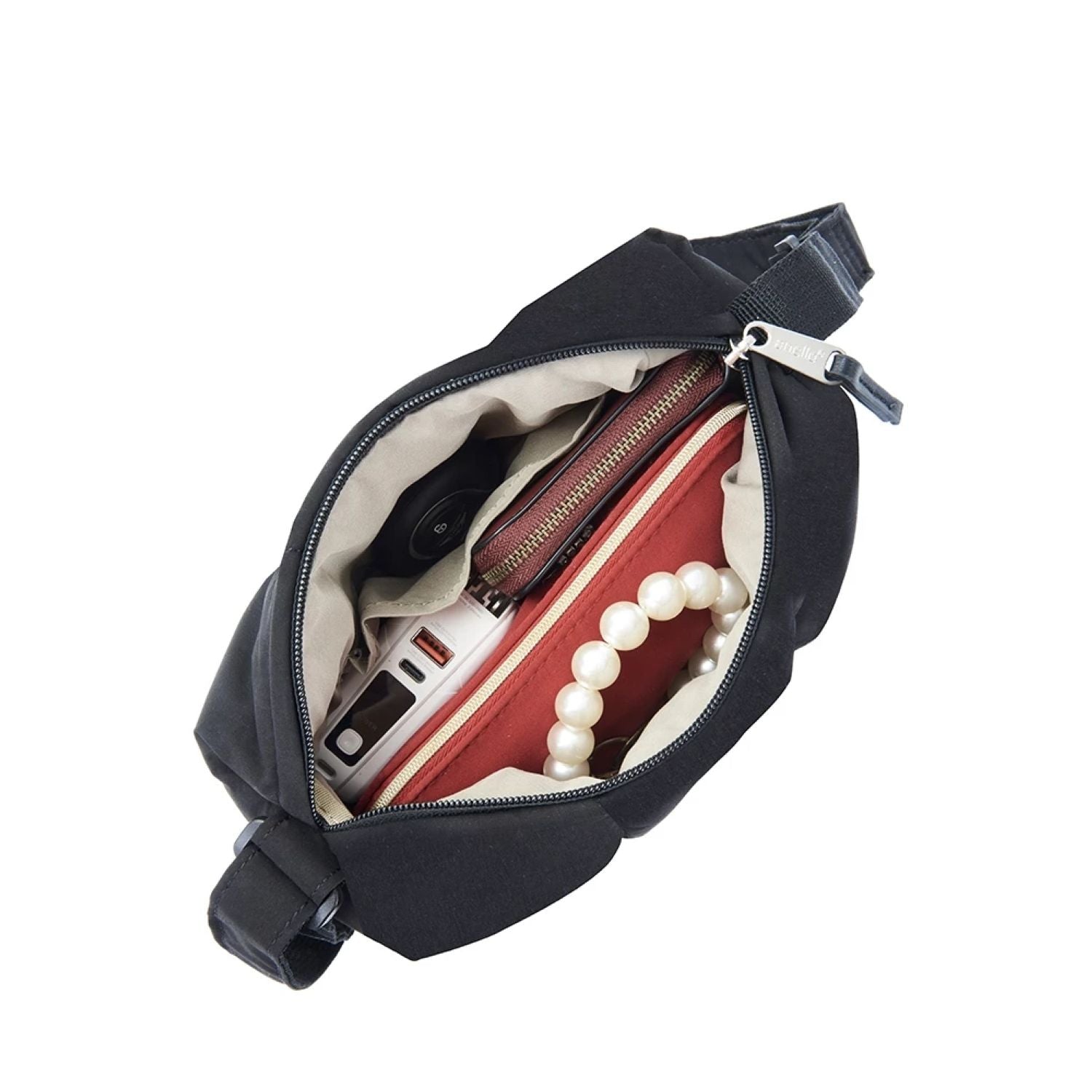 Anello Fuzzy Shoulder Bag (Ivory)