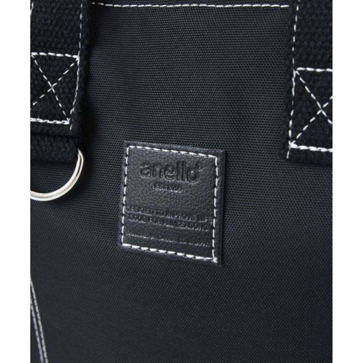 Anello Line 2Way Mini Tote Bag (Navy)