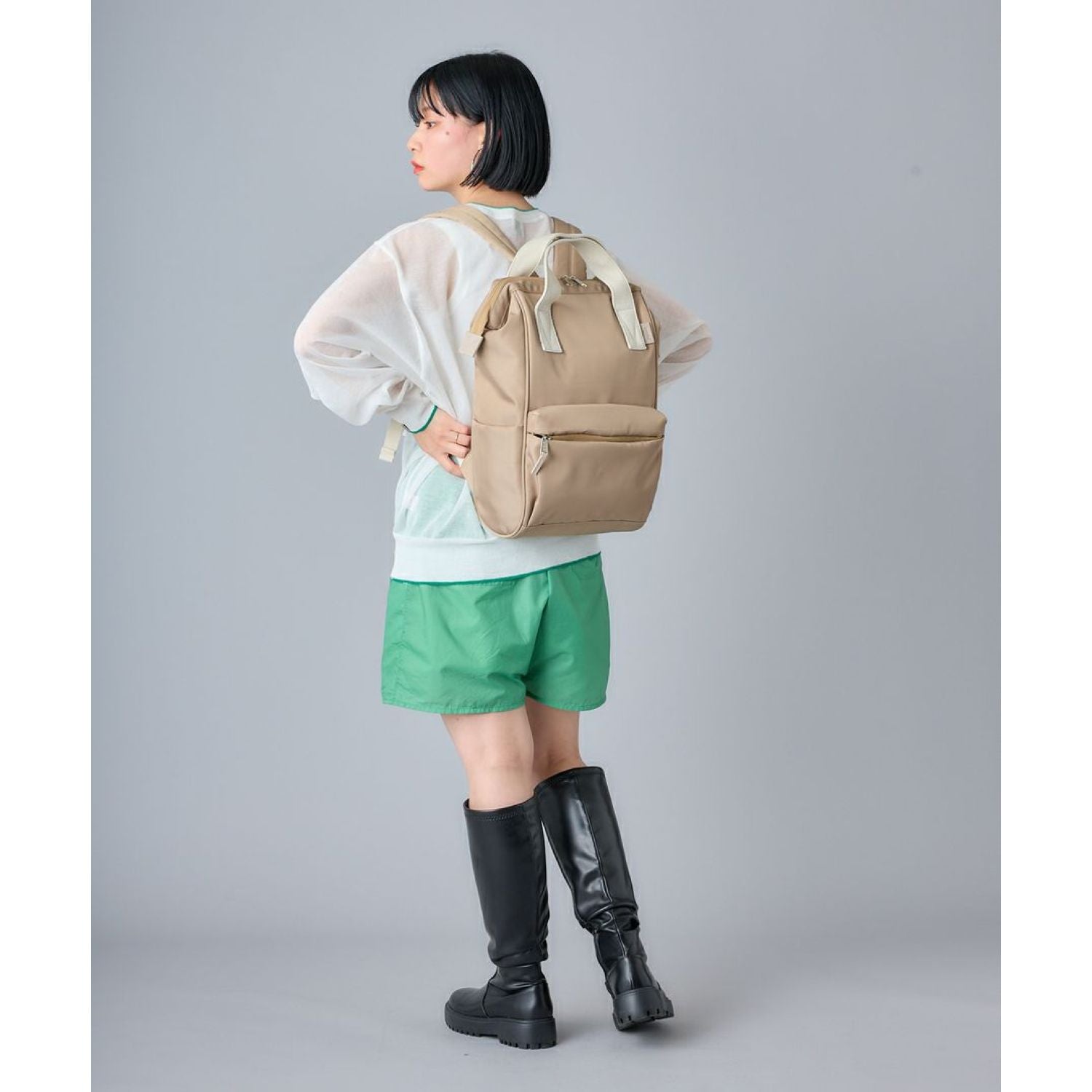Anello Sonia Kuchigane Backpack Slim R (Mint Green)