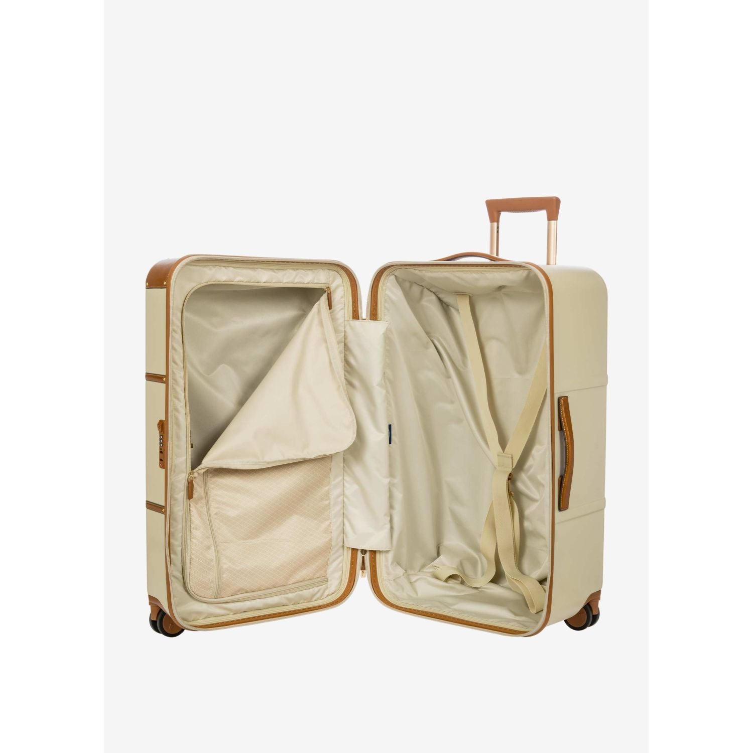 BRIC'S Bellagio 3 29" Medium Luggage Spinner Trunk (Cream)
