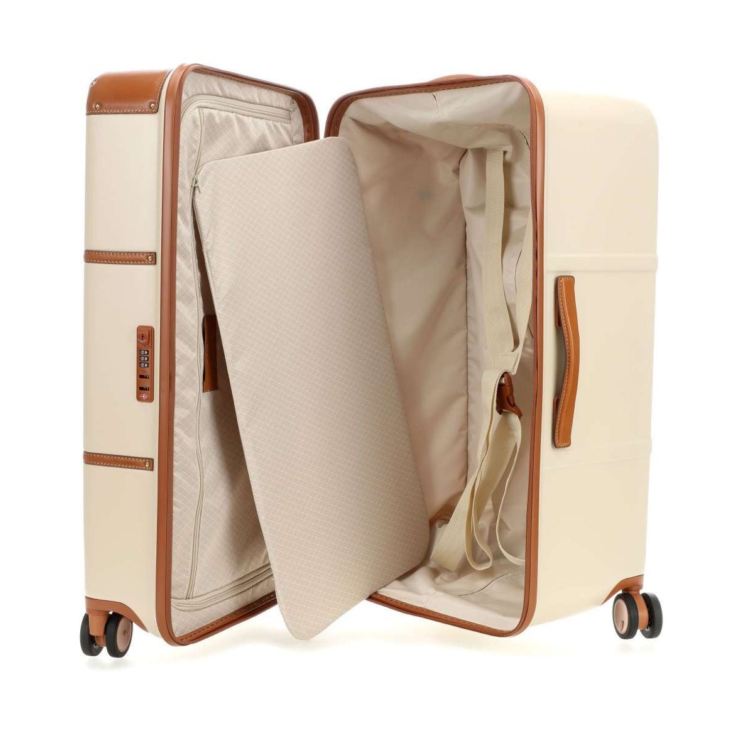 BRIC'S Bellagio 30" Large Luggage Spinner Trunk (Cream)