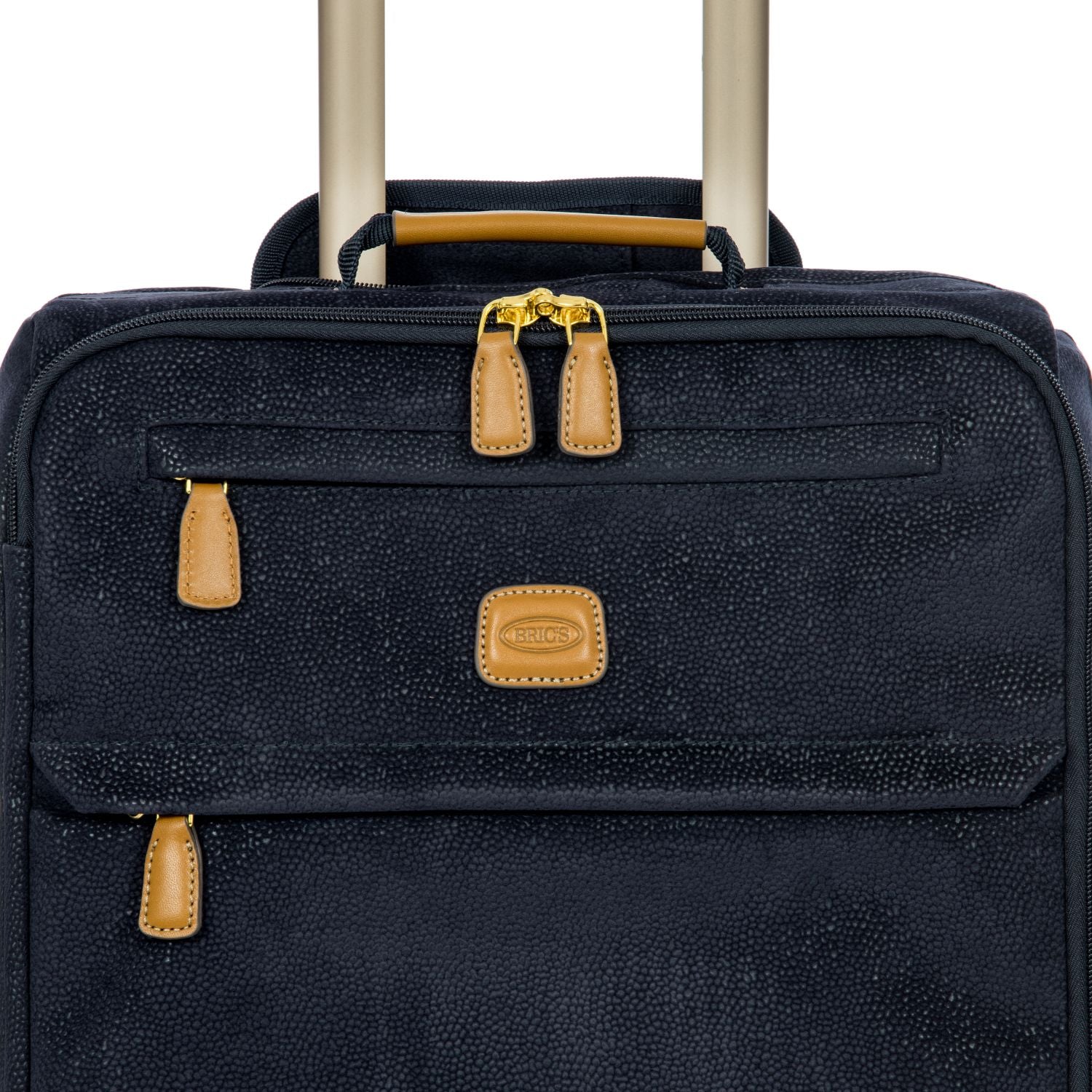 BRIC'S Life 22" Carry On Luggage With Front Access Opening Spinner (Blue)