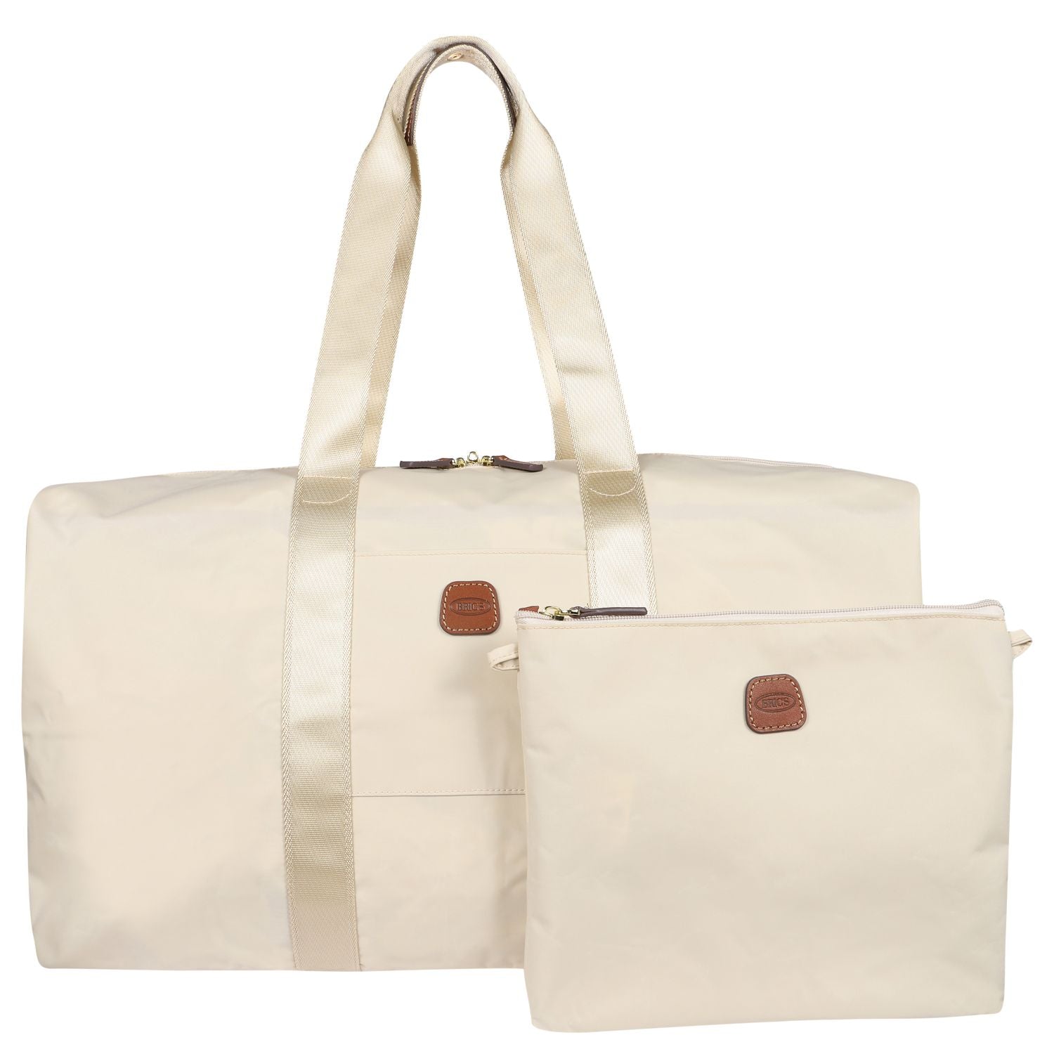 BRIC'S X-Bag 22" Folding Duffel Bag (Beige)