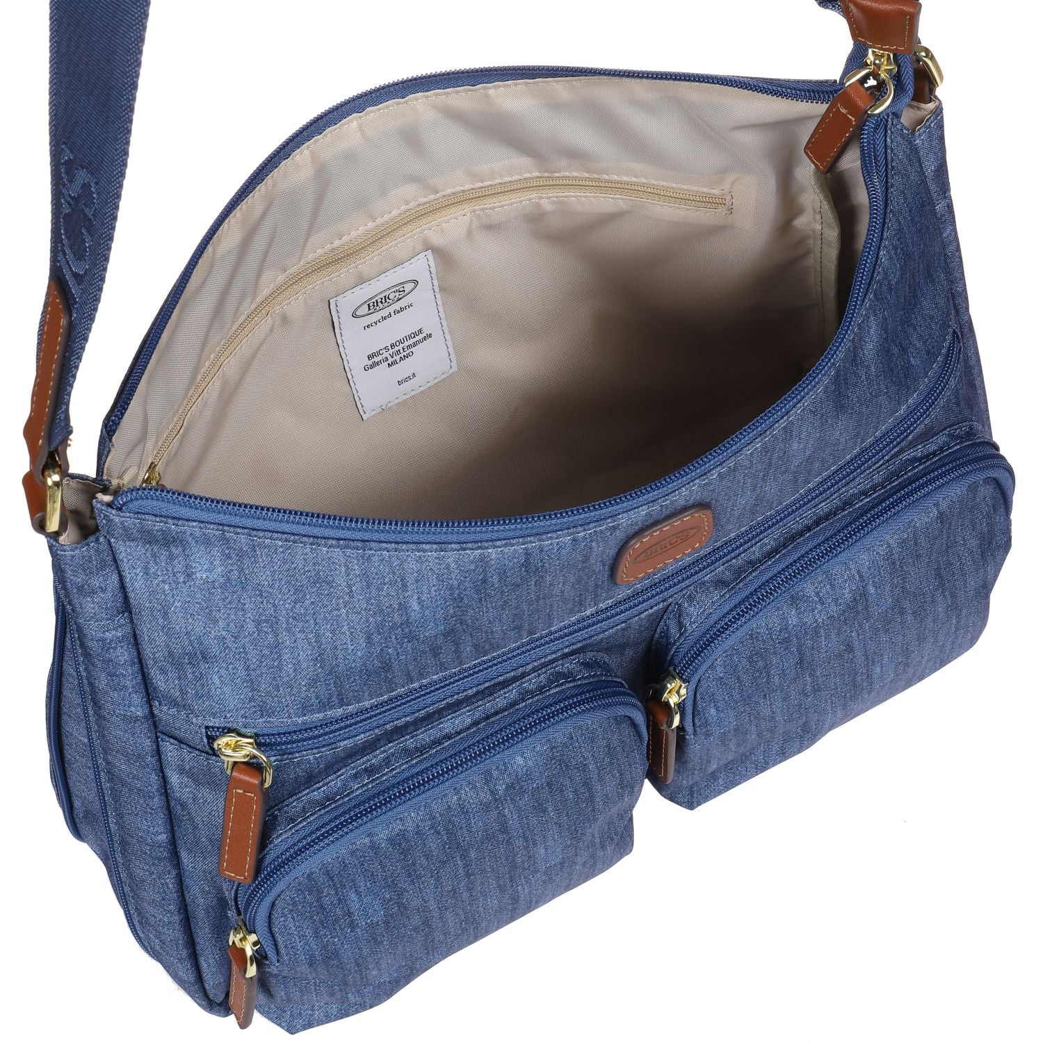BRIC'S X-Bag Expandable Shoulder Bag (Jeans)