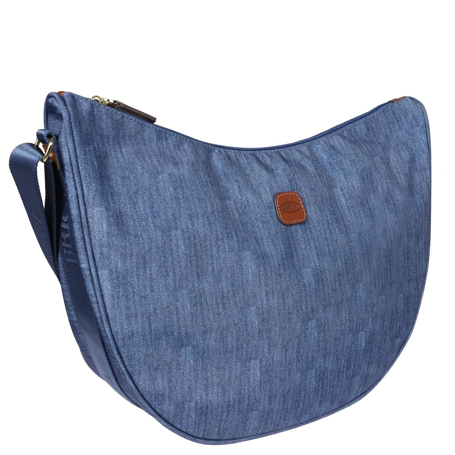BRIC'S X-Bag Half Moon Bag - Large (Jeans)