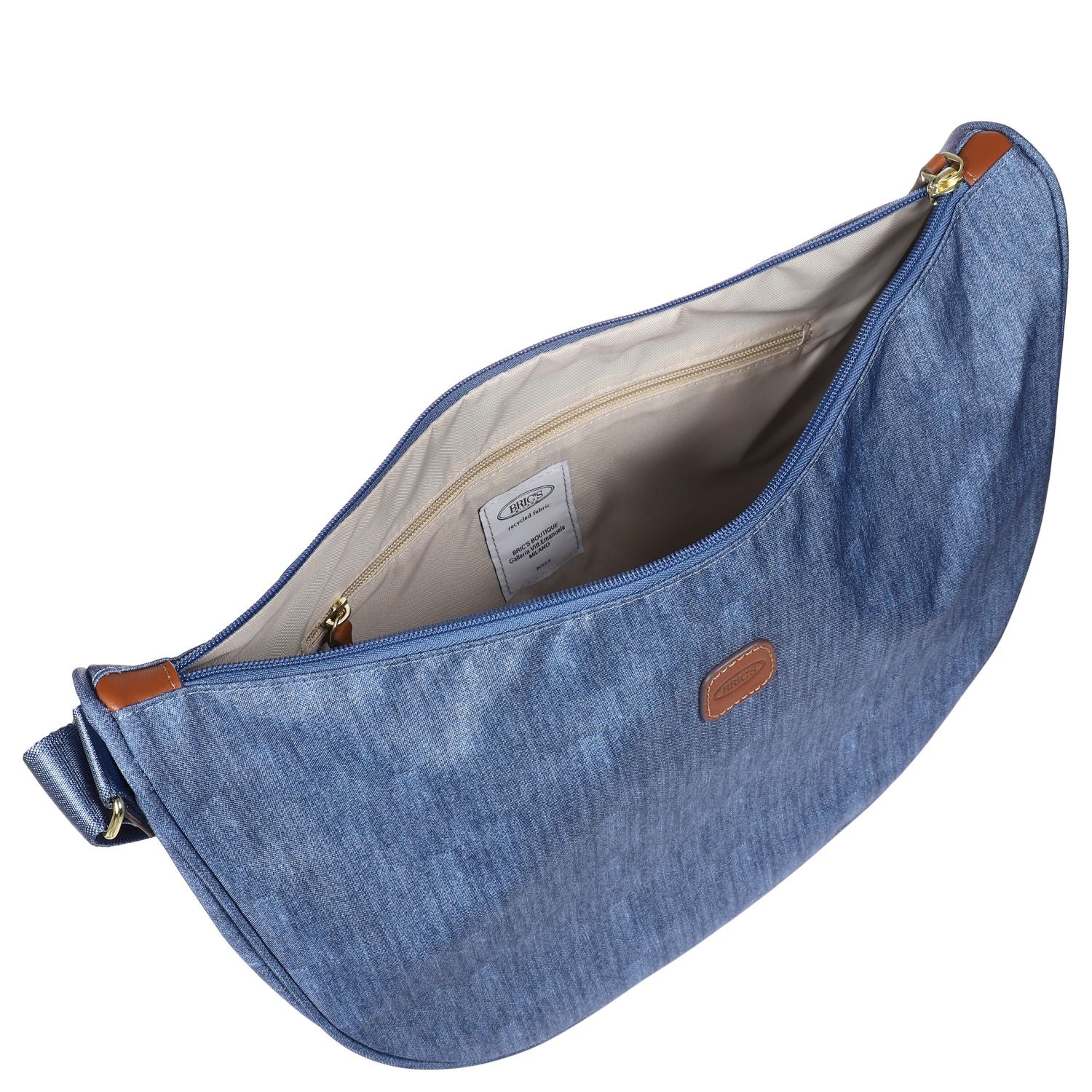 BRIC'S X-Bag Half Moon Bag - Large (Jeans)