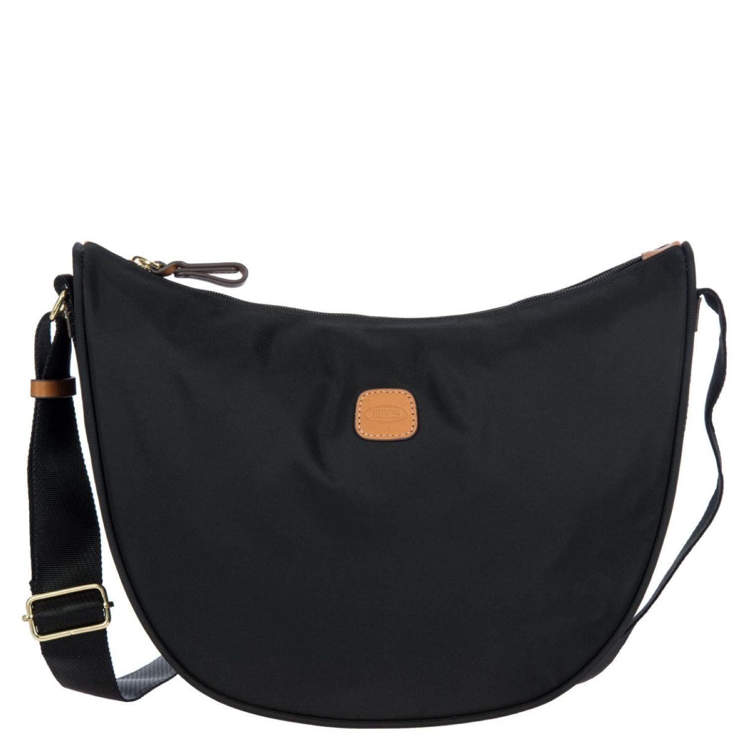 BRIC'S X-Bag Half Moon Bag - Medium (Black)
