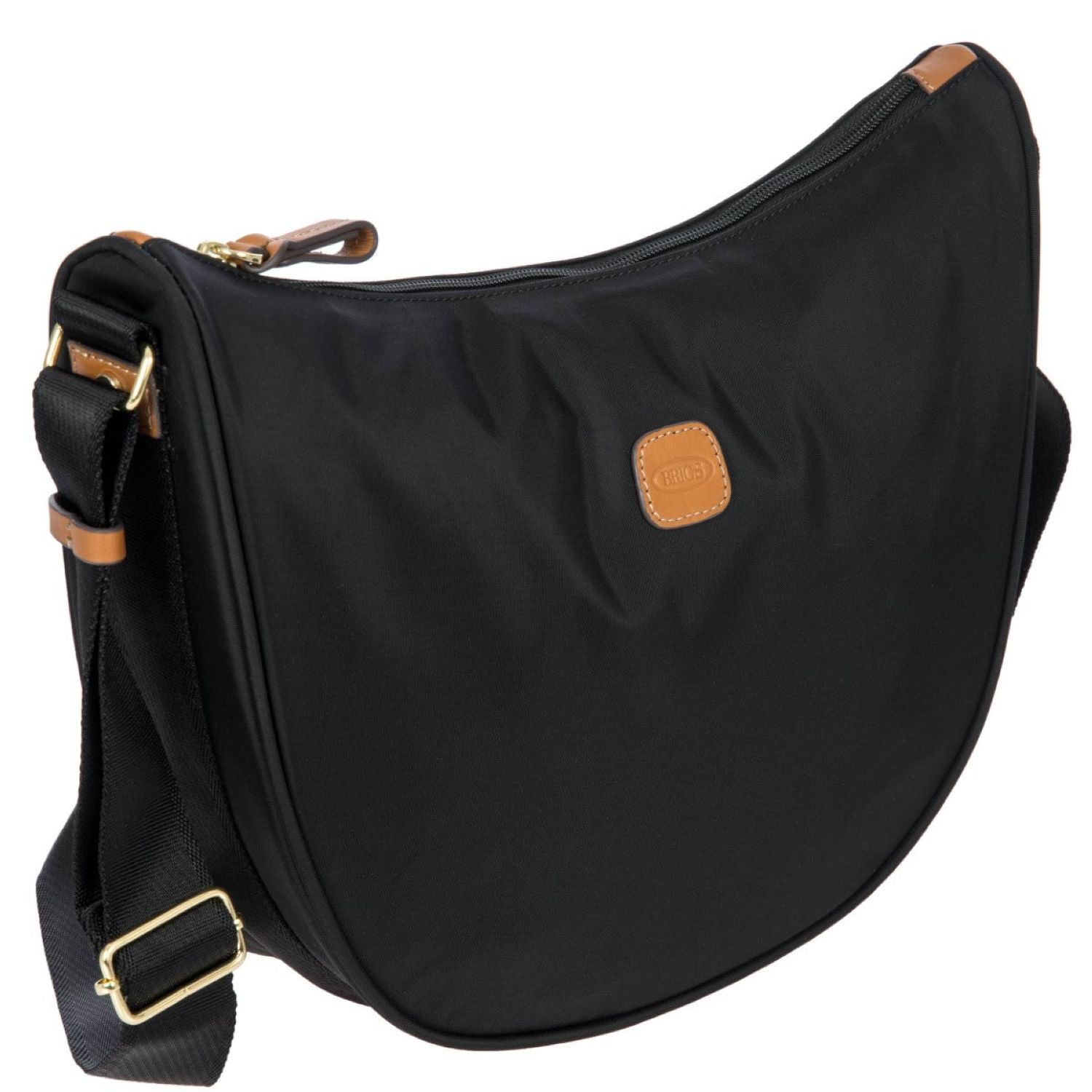 BRIC'S X-Bag Half Moon Bag - Medium (Black)