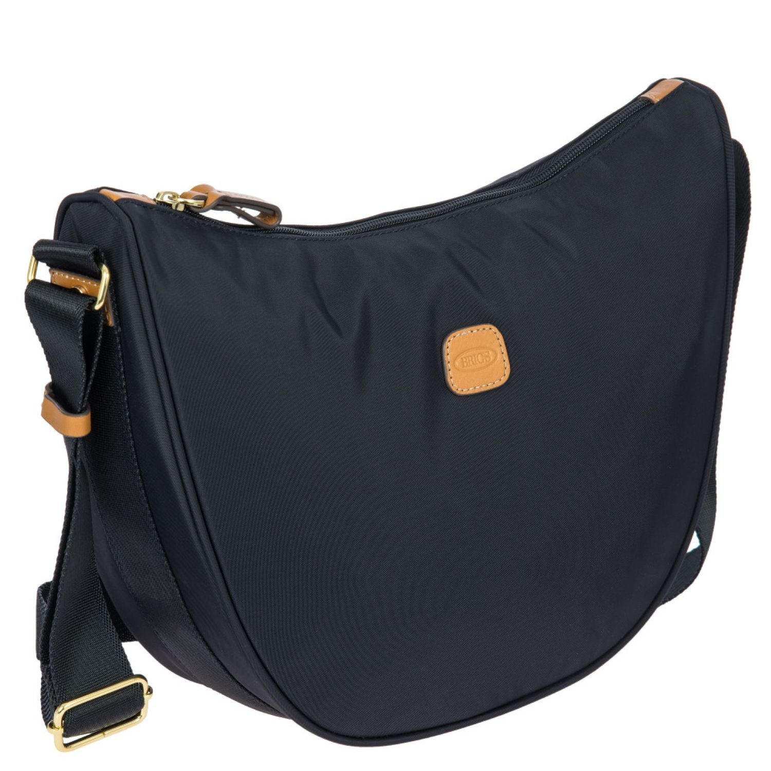 BRIC'S X-Bag Half Moon Bag - Medium (Ocean Blue)