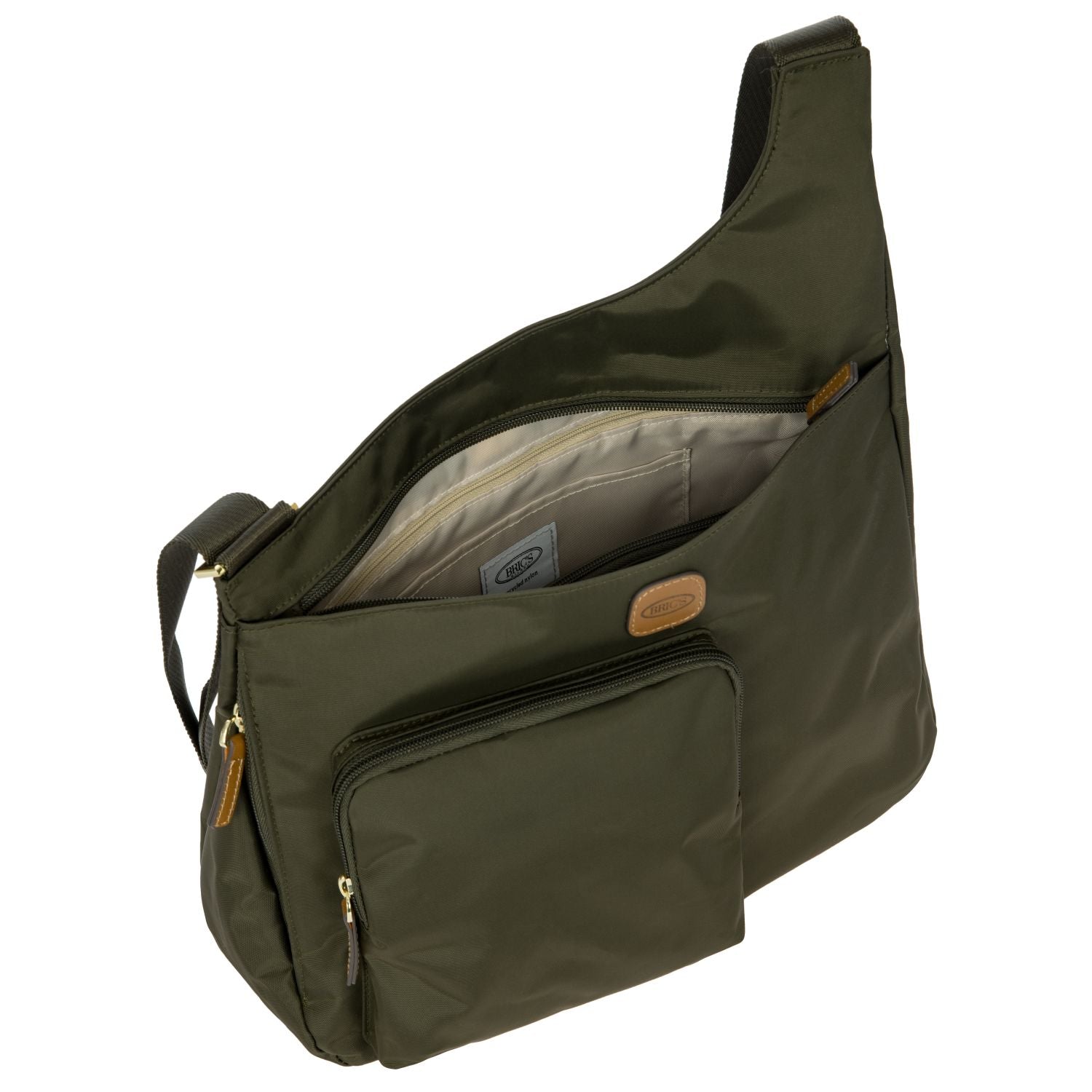BRIC'S X-Bag Hipster Envelope Crossbody Bag (Olive)