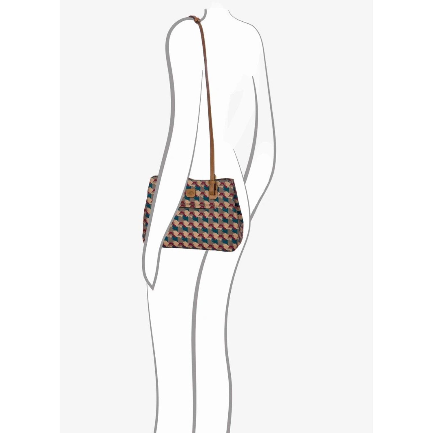 BRIC'S X-Bag Shopping Bag - Medium (Geometric Camo)