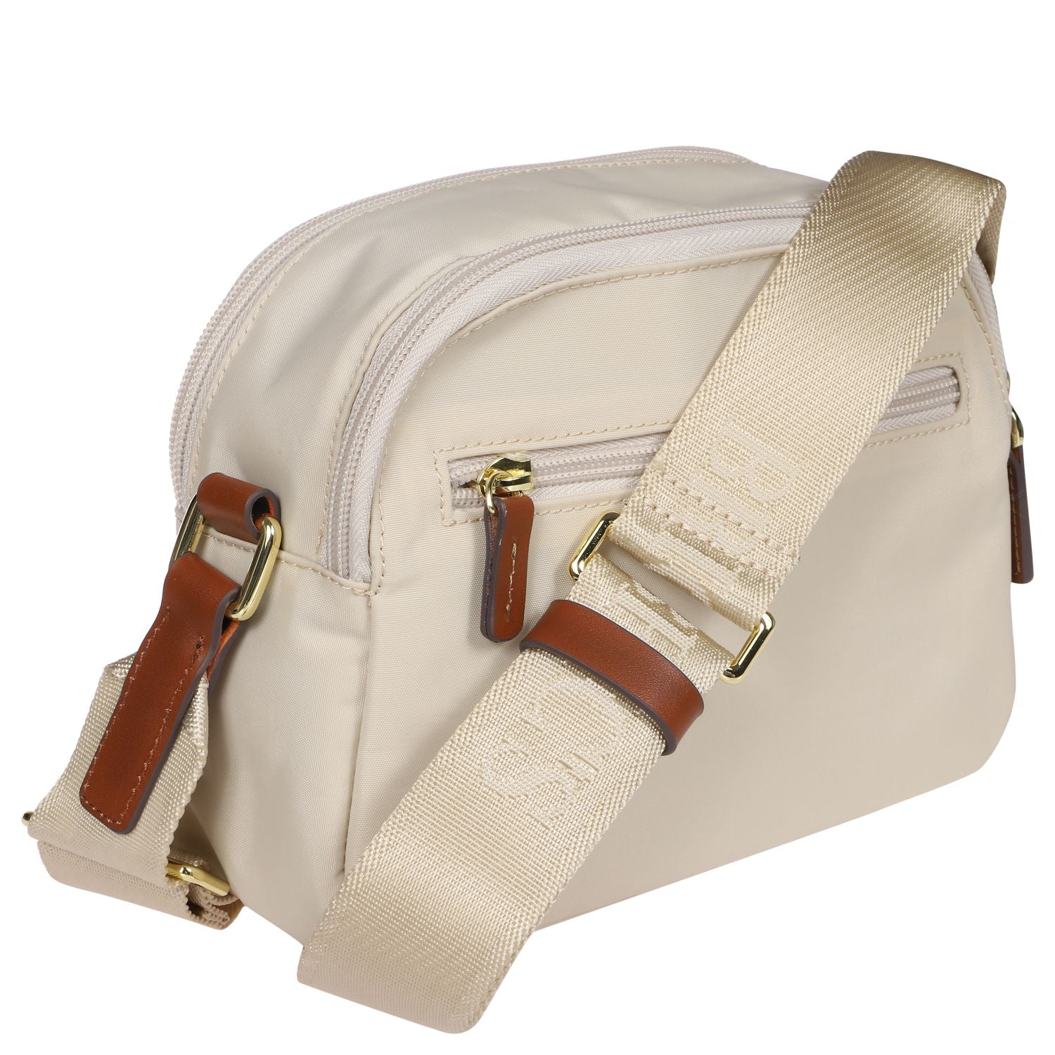 BRIC'S X-Bag Travel Shoulder Bag - Small (Beige)