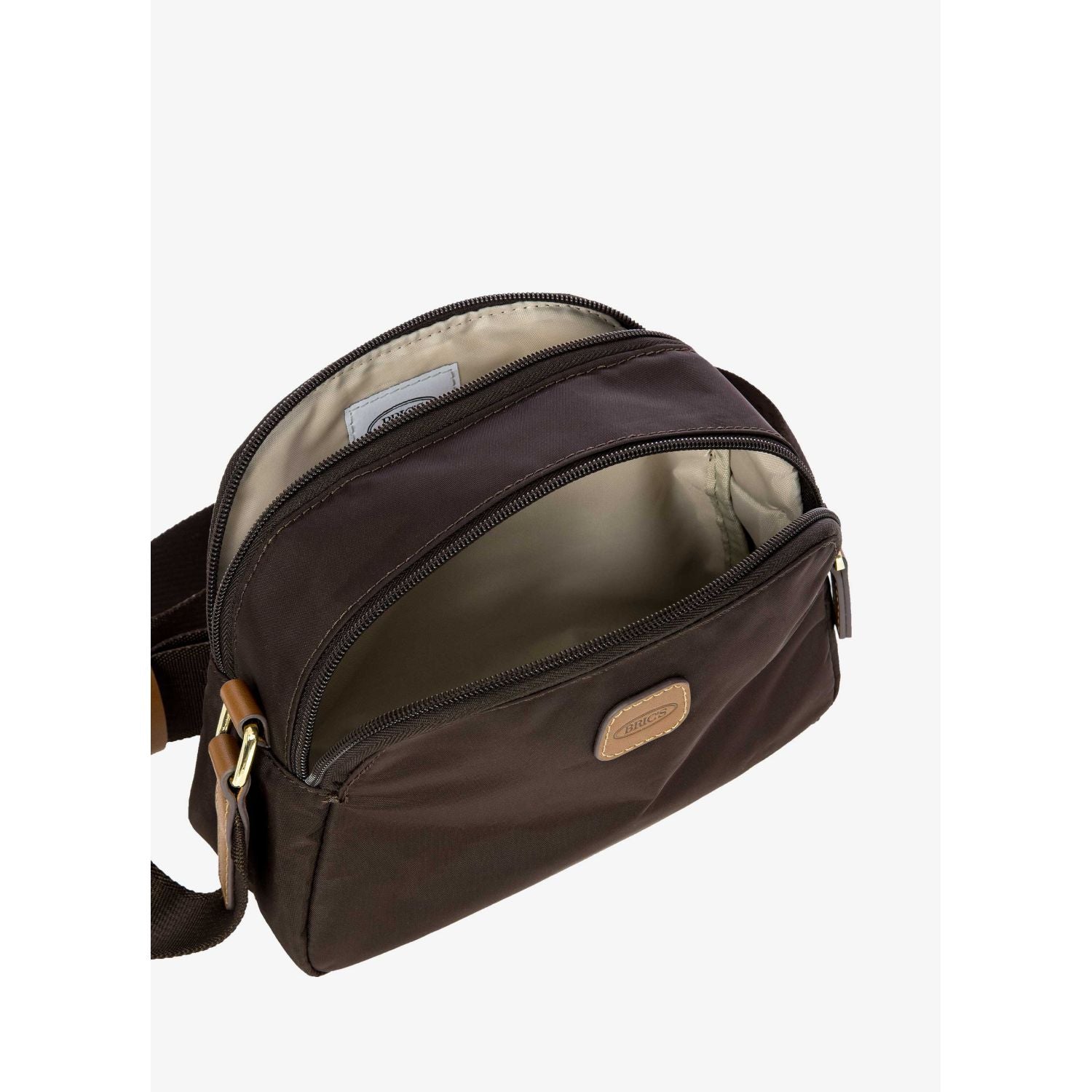 BRIC'S X-Bag Travel Shoulder Bag - Small (Brown)