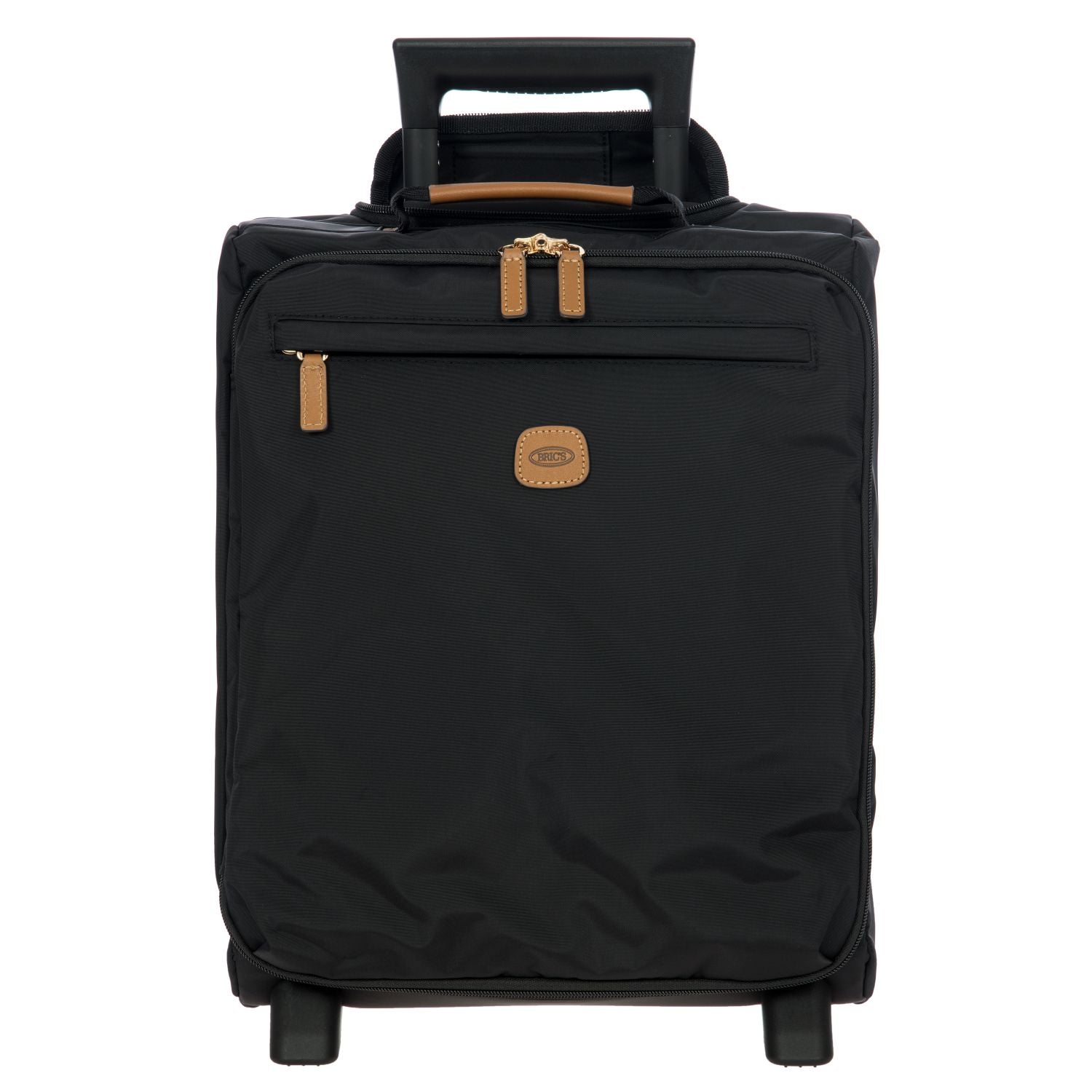 BRIC'S X-Travel 17.5" Underseat Trolley Luggage With Front Access Opening (Black)