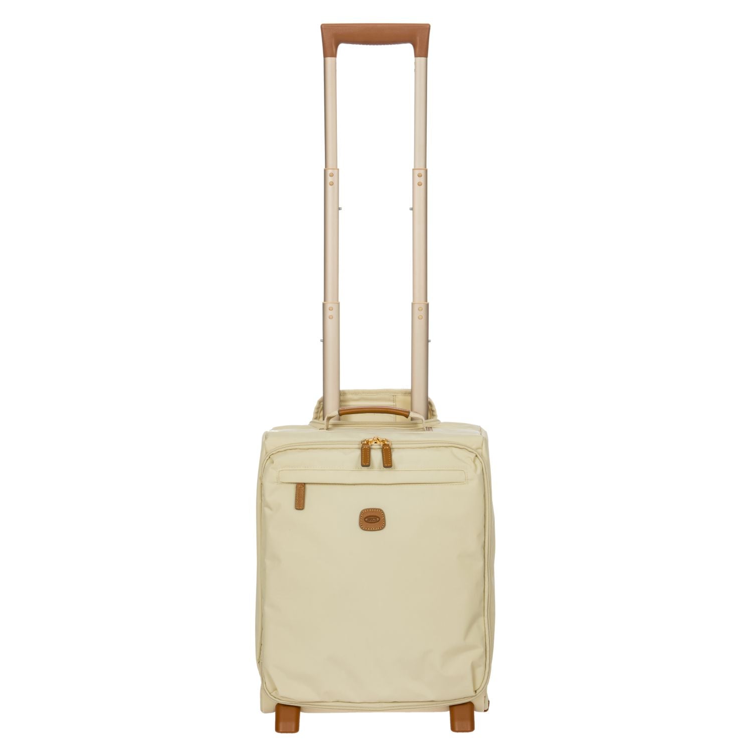 BRIC'S X-Travel 17.5" Underseat Trolley Luggage With Front Access Opening (Beige)