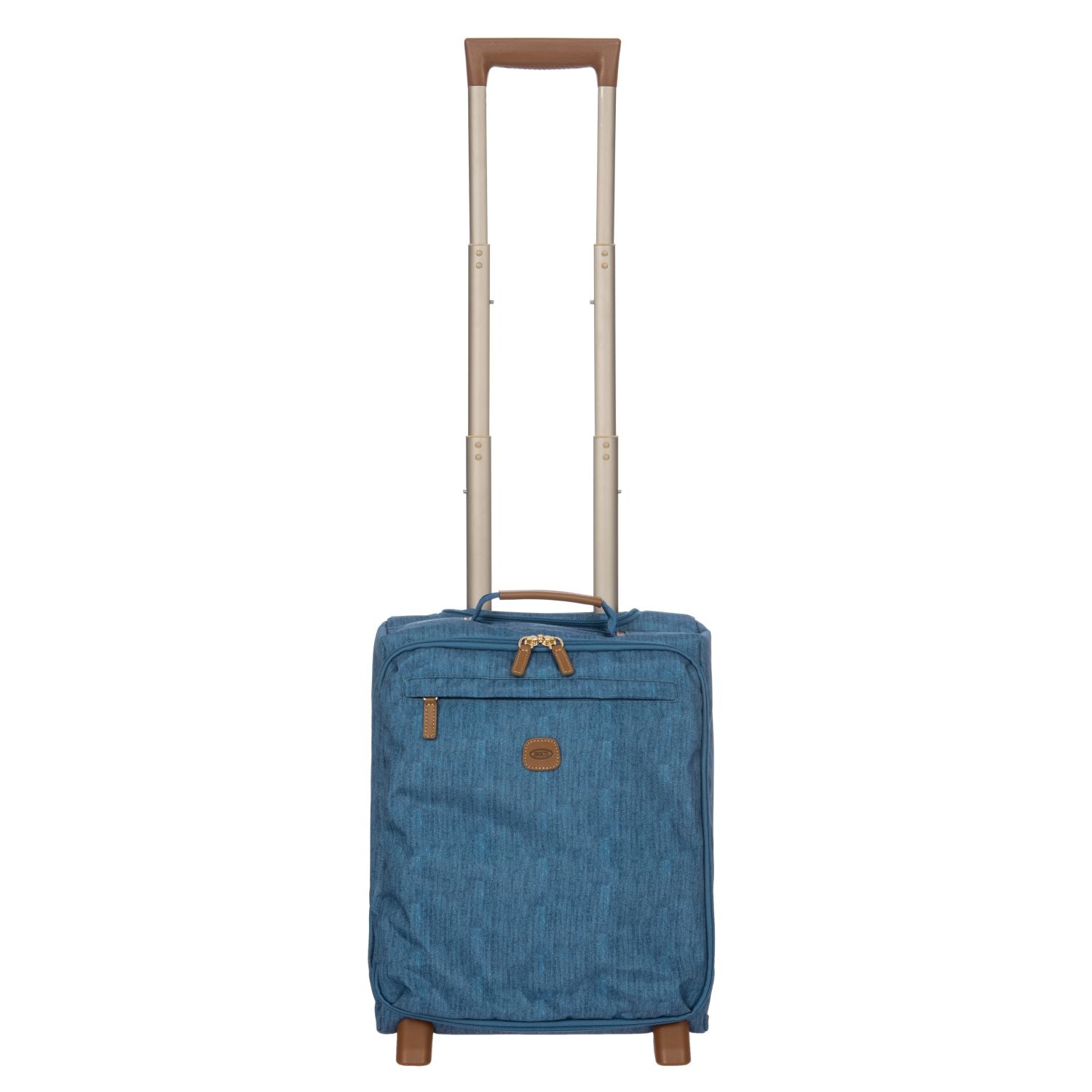 BRIC'S X-Travel 17.5" Underseat Trolley Luggage With Front Access Opening (Jeans)