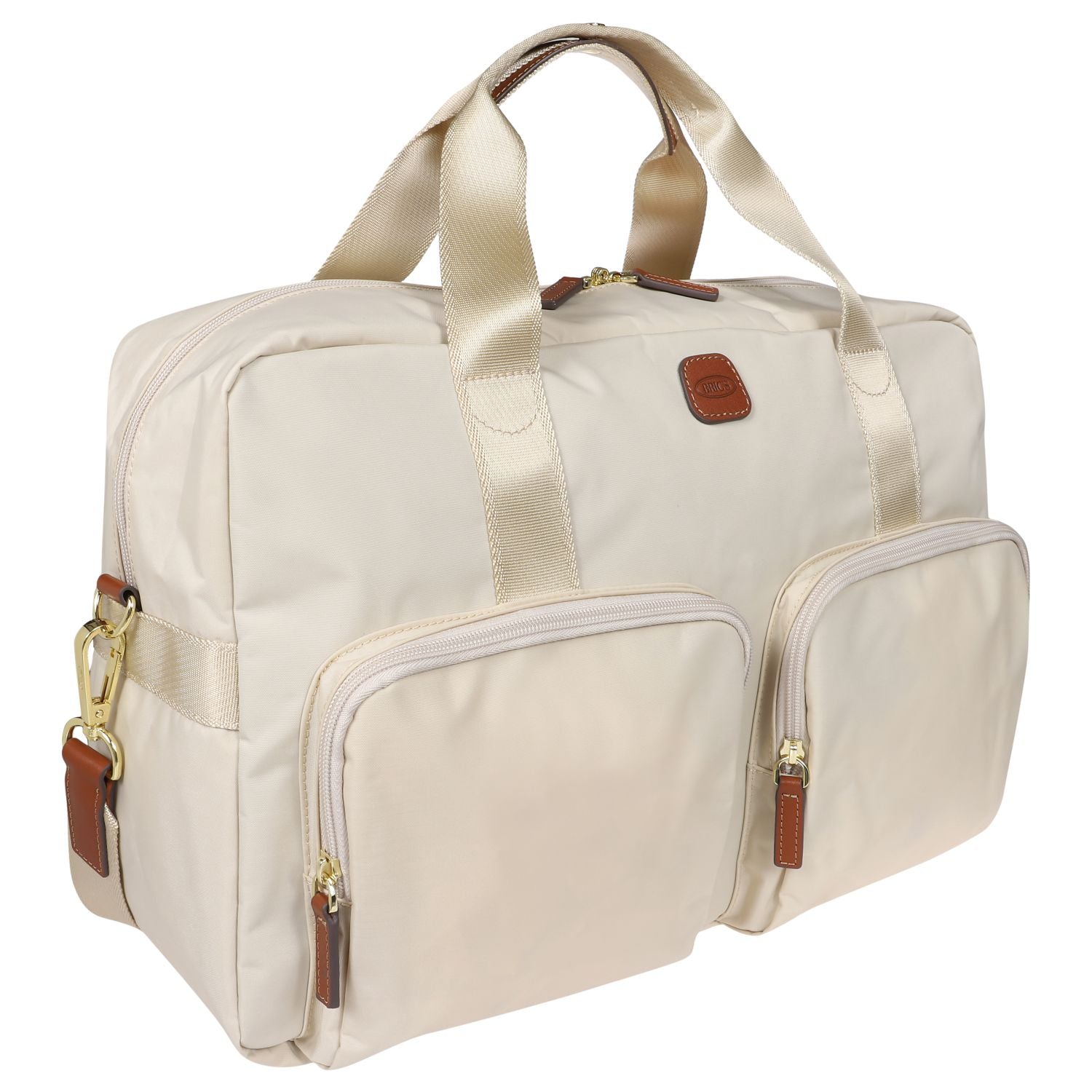 BRIC'S X-Travel Holdall Multipocket Duffel Bag - Small (Beige)