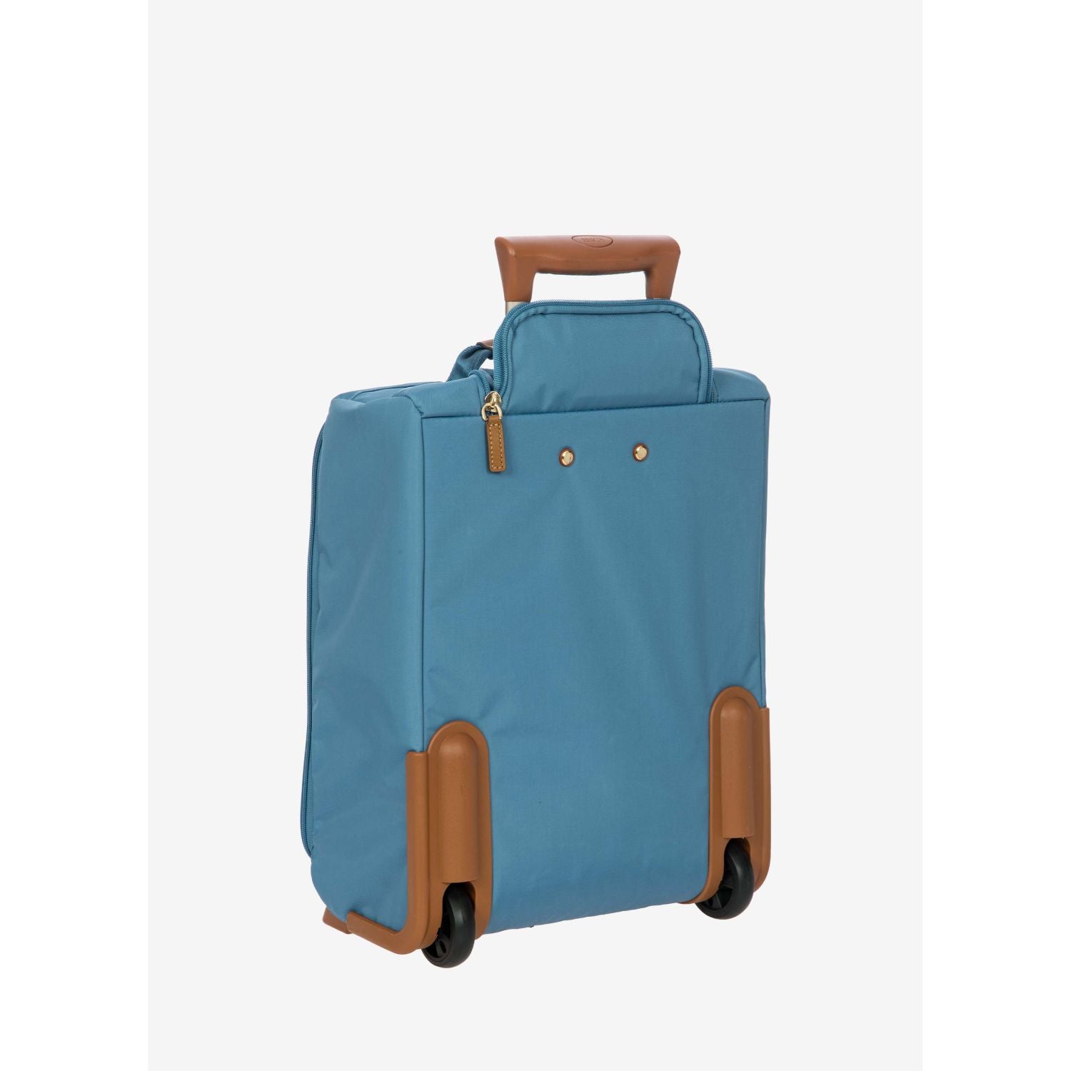 BRIC's X-Travel 17.5" Underseat Trolley Luggage With Front Access Opening (Sky)