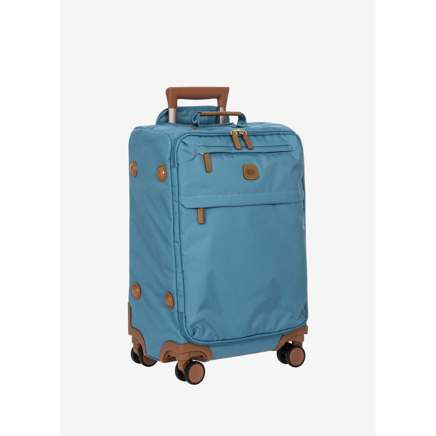 BRIC's X-Travel 22" Carry On Luggage With Front Access Opening Spinner (Sky)