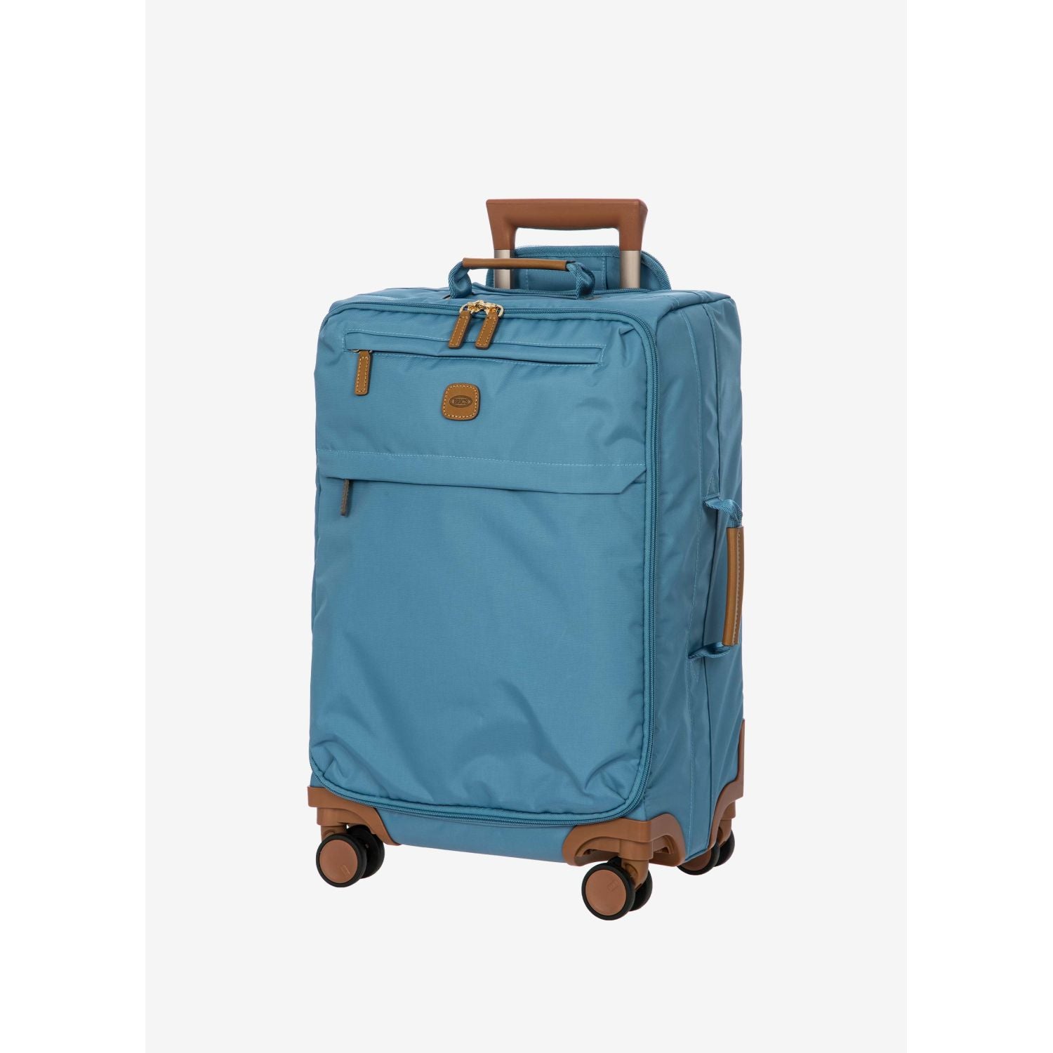 BRIC's X-Travel 22" Carry On Luggage With Front Access Opening Spinner (Sky)