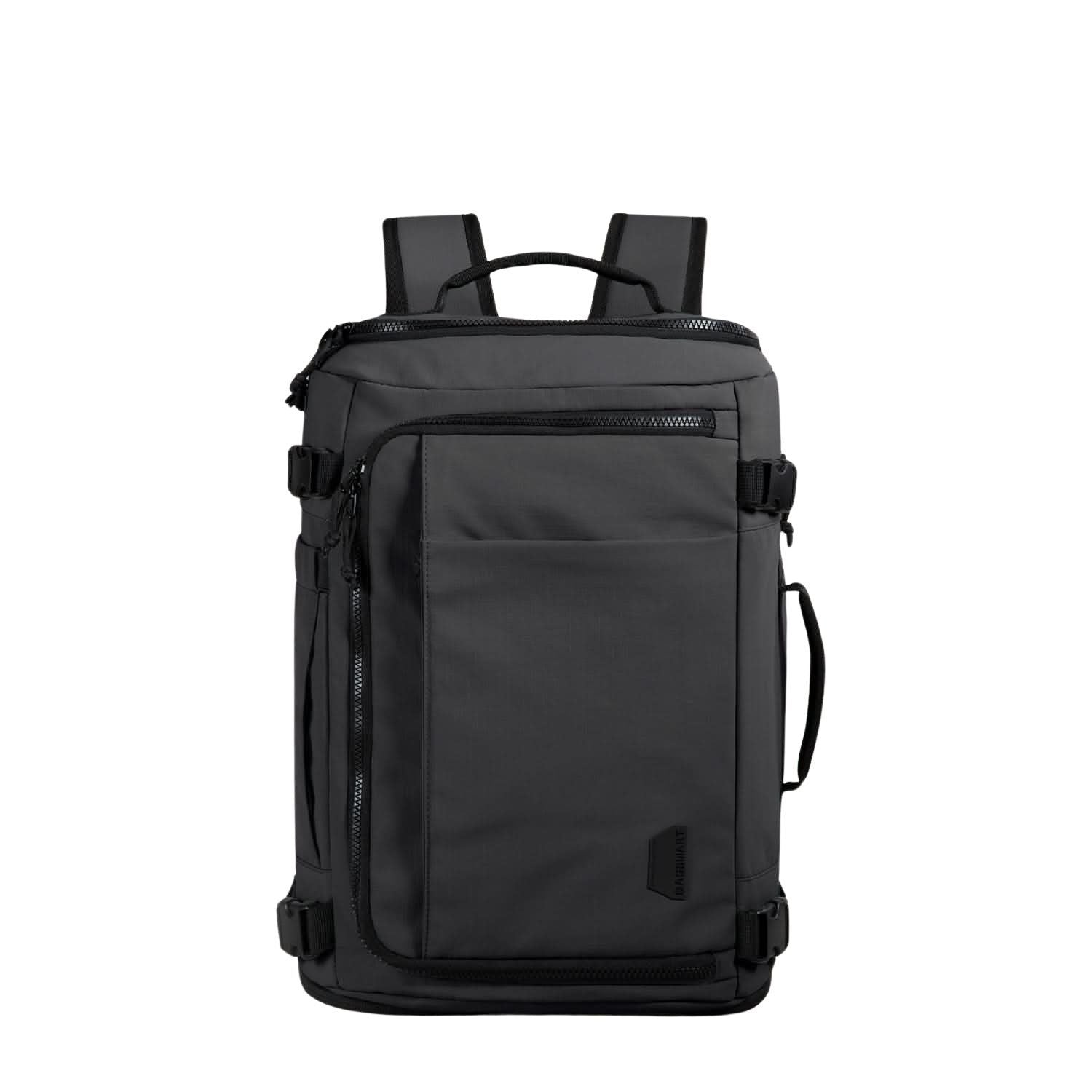 Bagsmart Blast Quick Access Carry On Travel Backpack Extended 38L (Black)