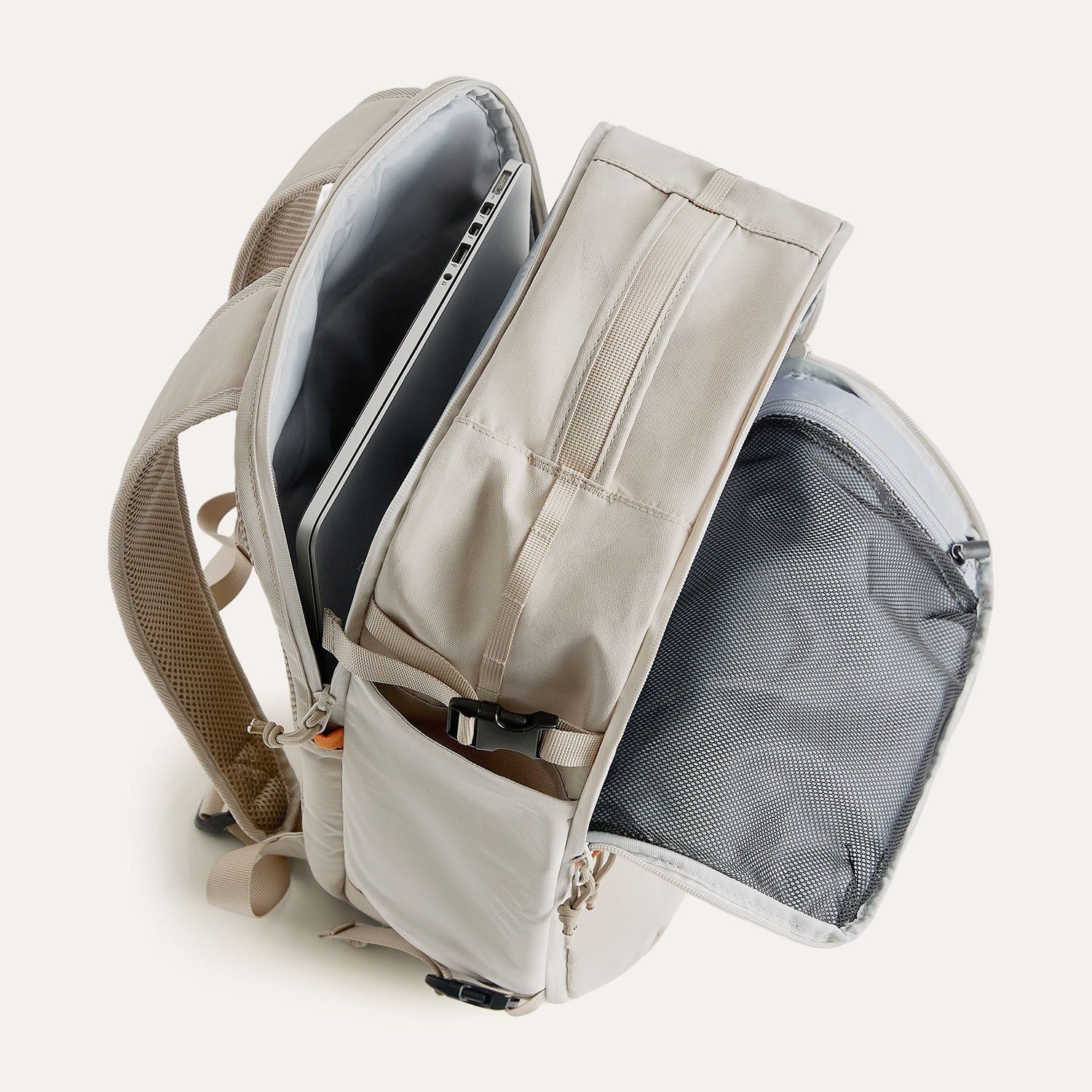 Bagsmart Faro Carry On Travel Backpack Set 29L (Cream)