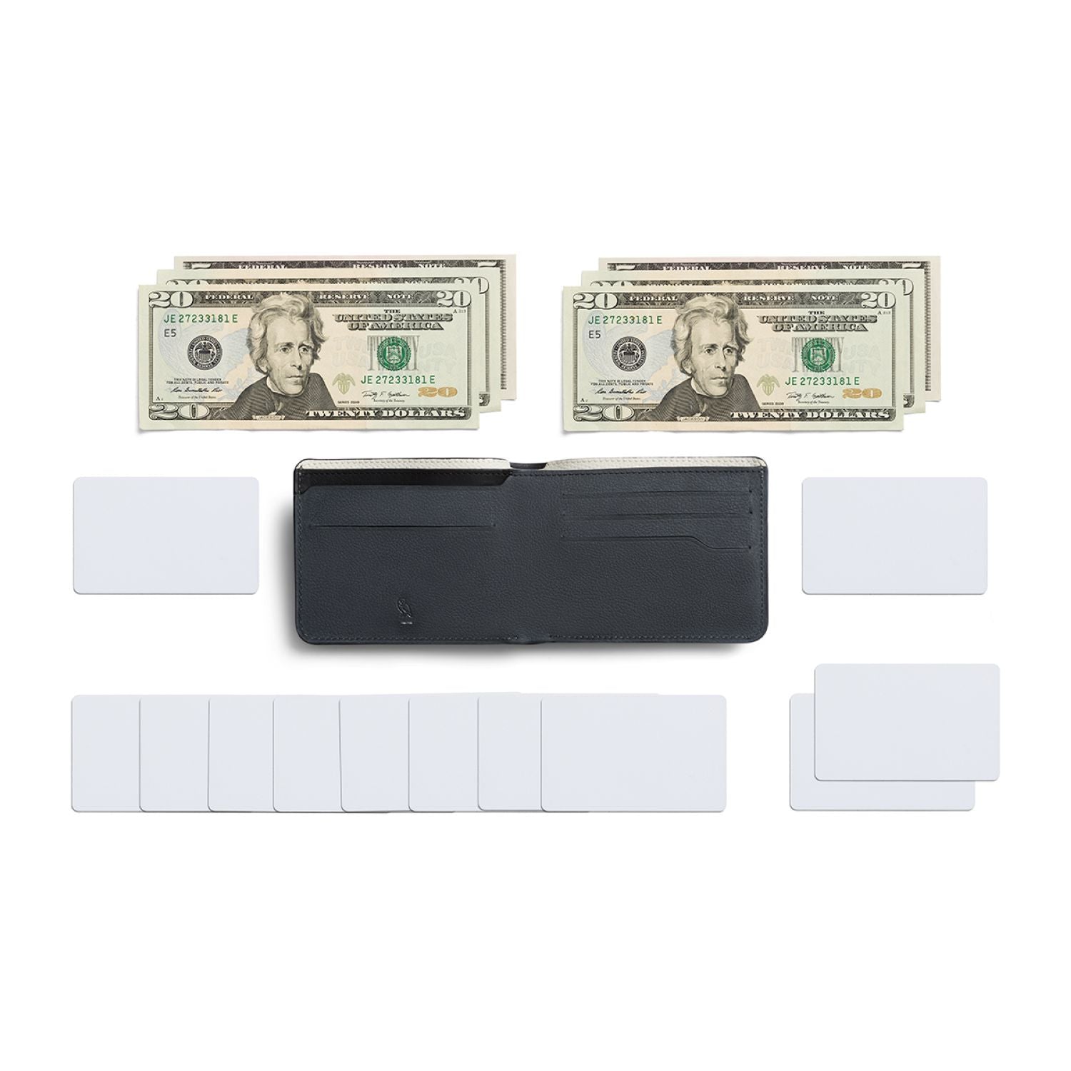 Bellroy Hide & Seek Wallet LO (Premium Edition) - Black