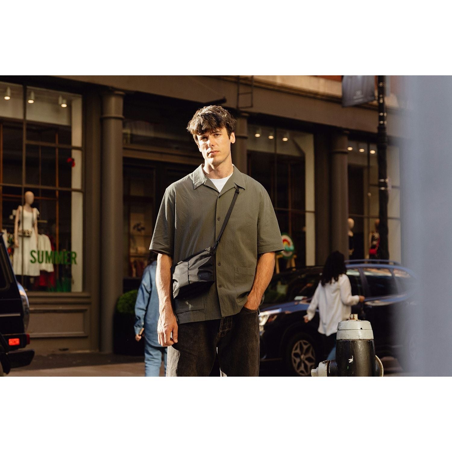 Bellroy Laneway Sacoche Crossbody Bag - Sea Kelp