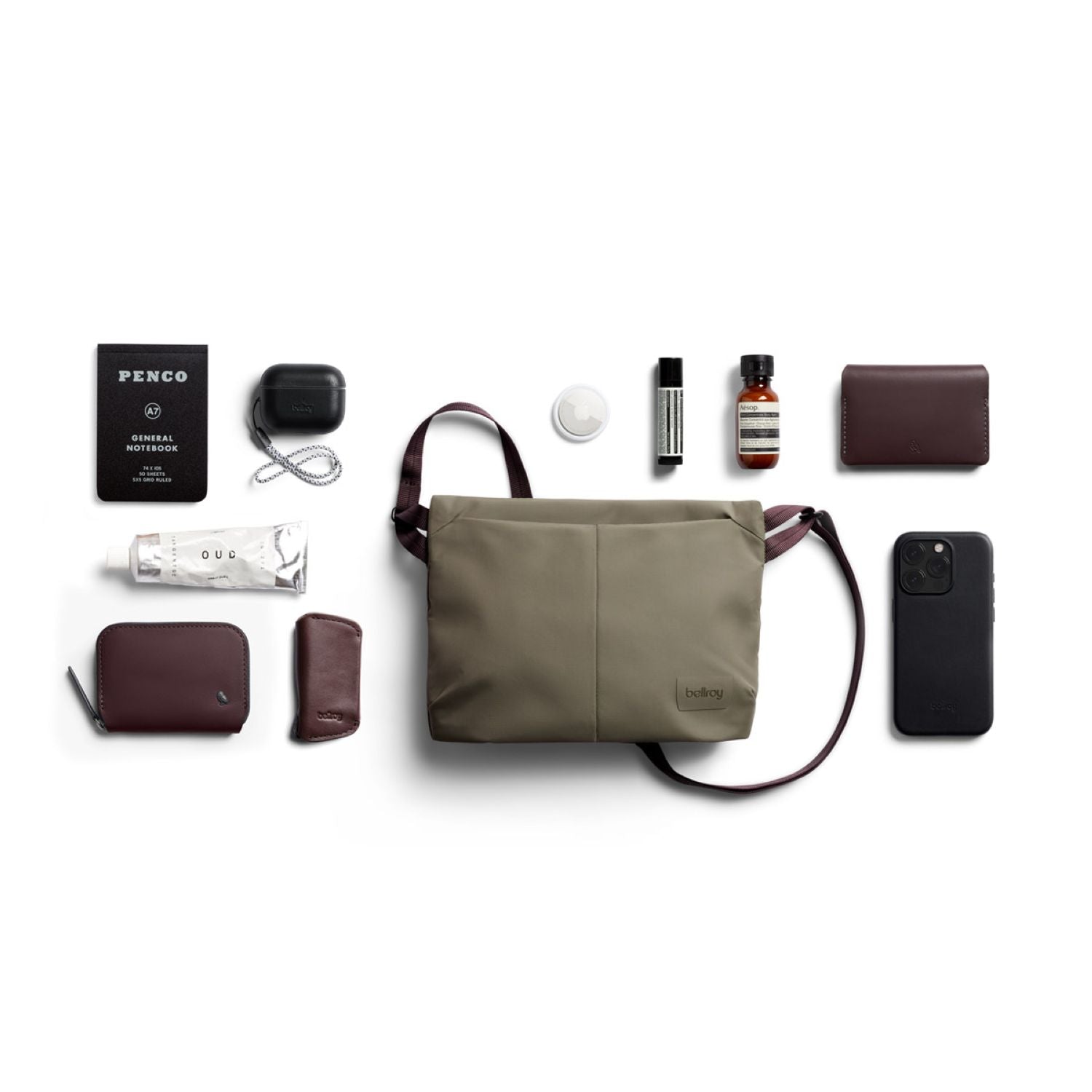 Bellroy Laneway Sacoche Crossbody Bag - Sea Kelp