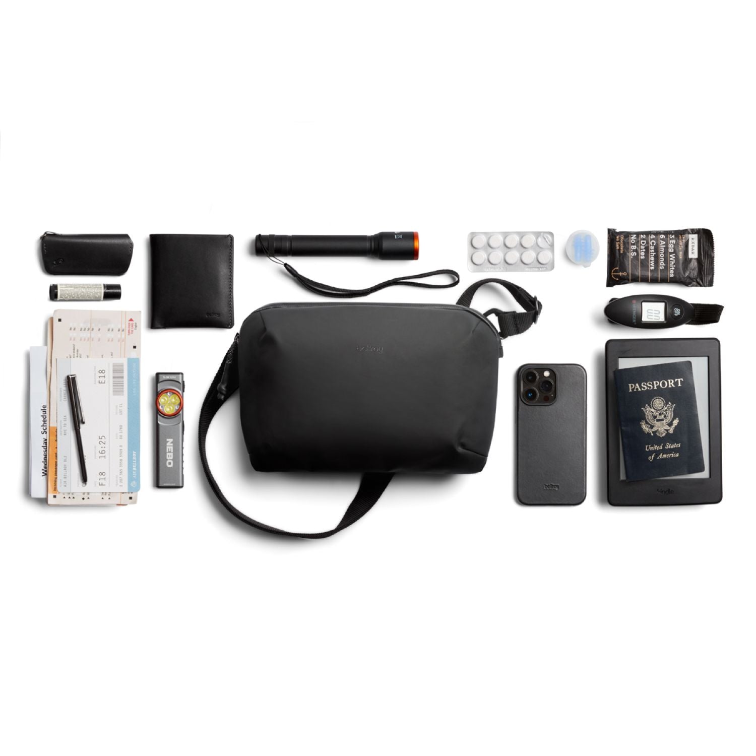 Bellroy Venture Travel Crossbody - Jet Black