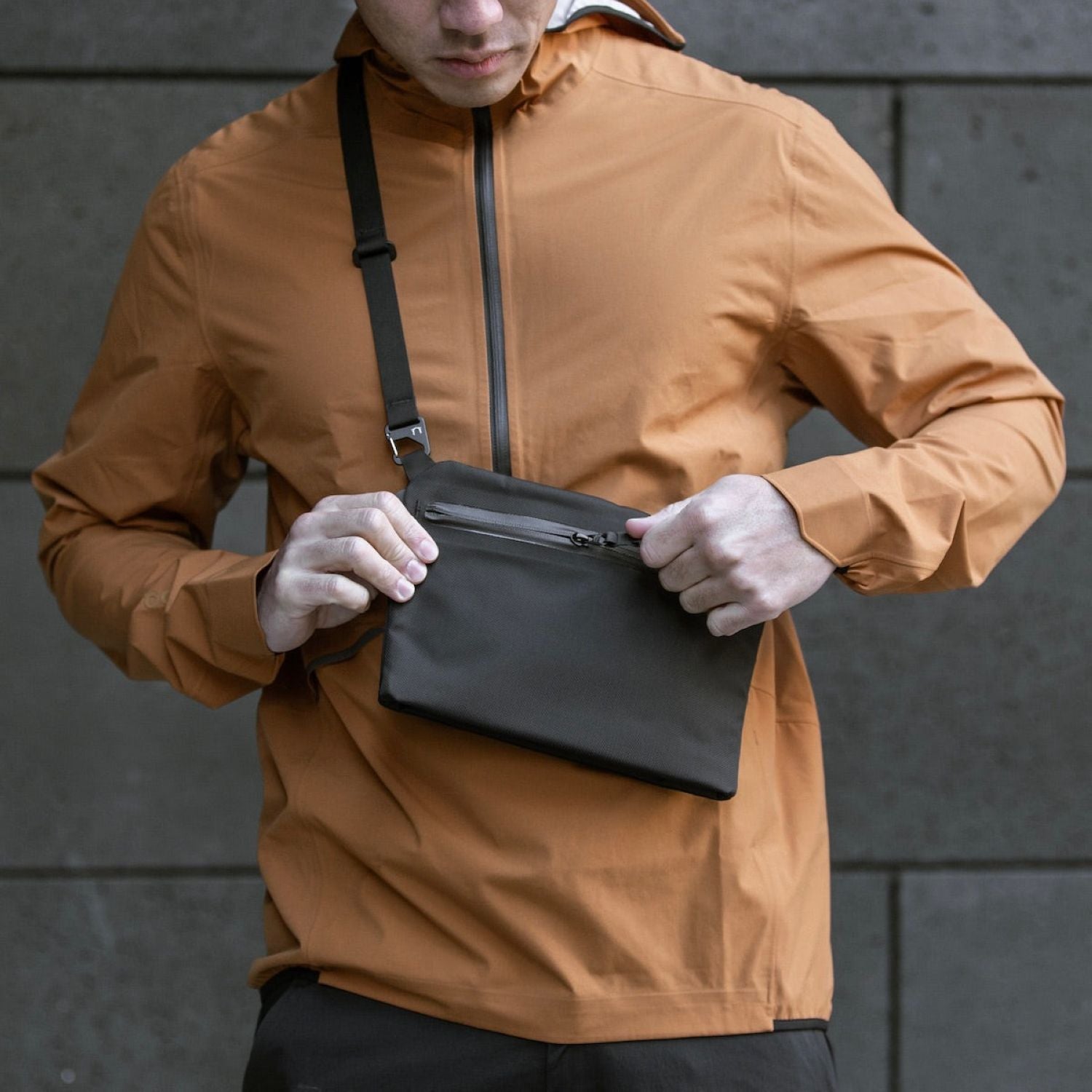 Black Ember (Limited Edition) Sacoche_01 Sling Bag 10.5 - Ember Orange
