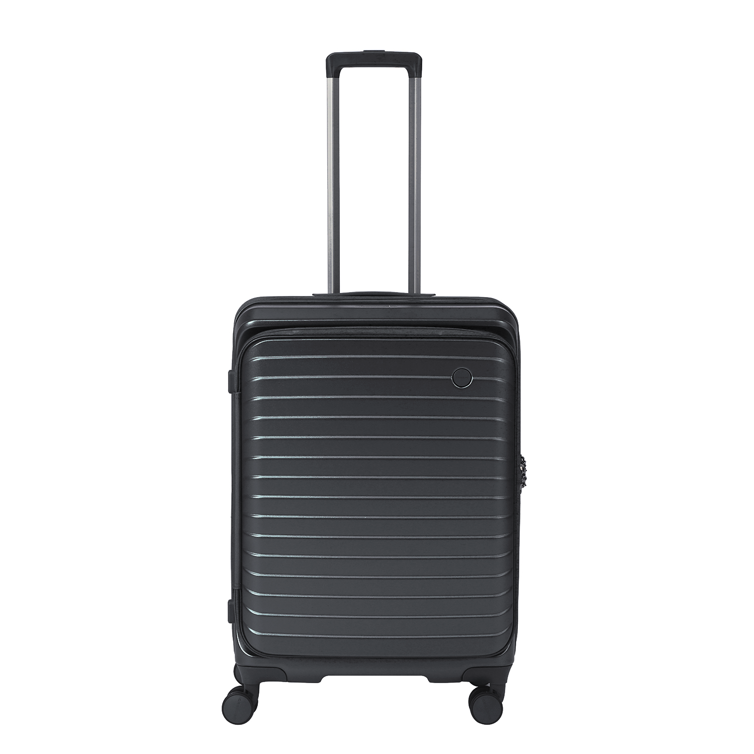 CROSSING INVI 25" Medium Expandable Luggage With Front & Middle Access V3 - Black
