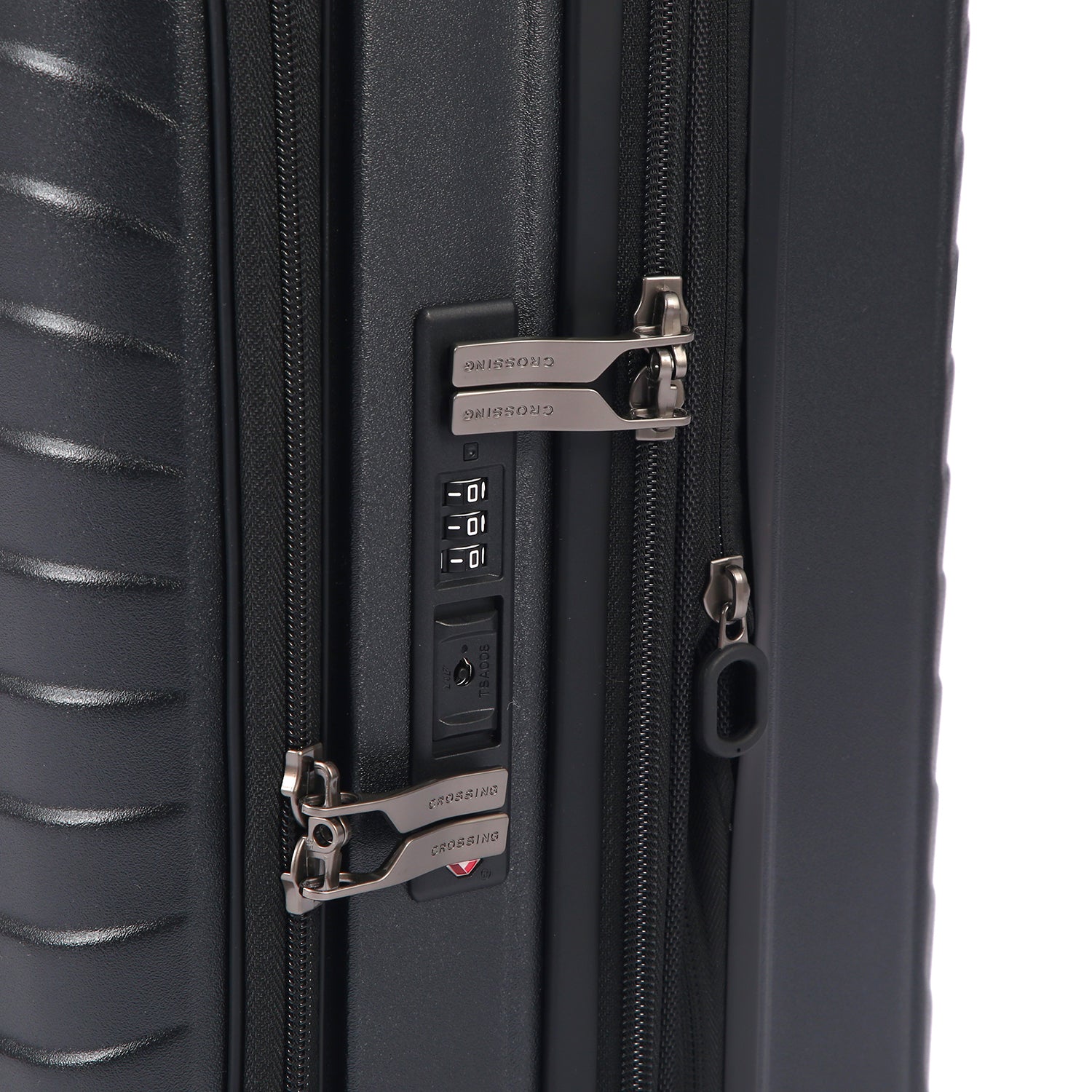 CROSSING INVI 20" Carry On Expandable Luggage With Front & Middle Access V3 - Black