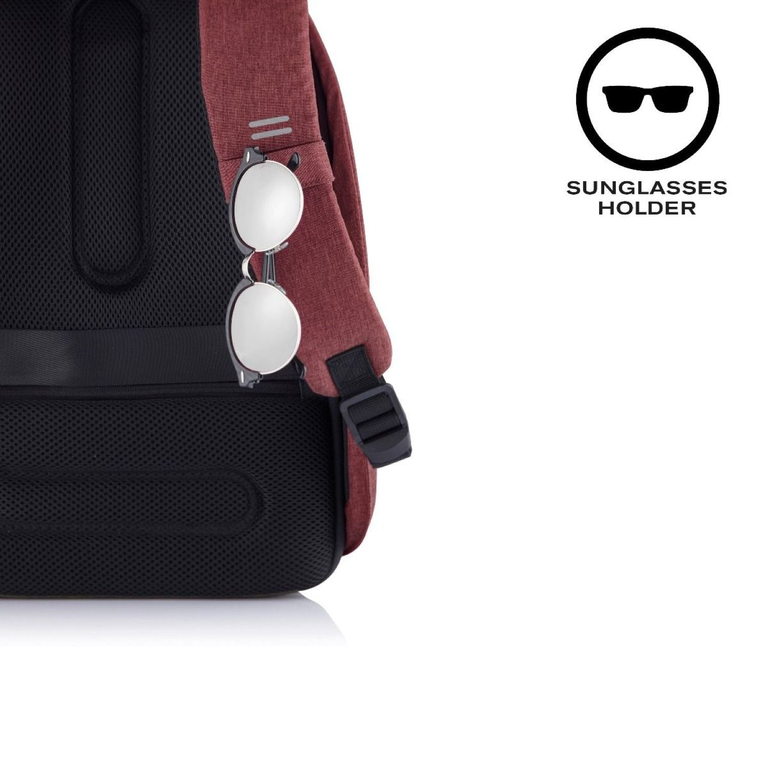 Bobby Hero Regular Anti-Theft Backpack - Red