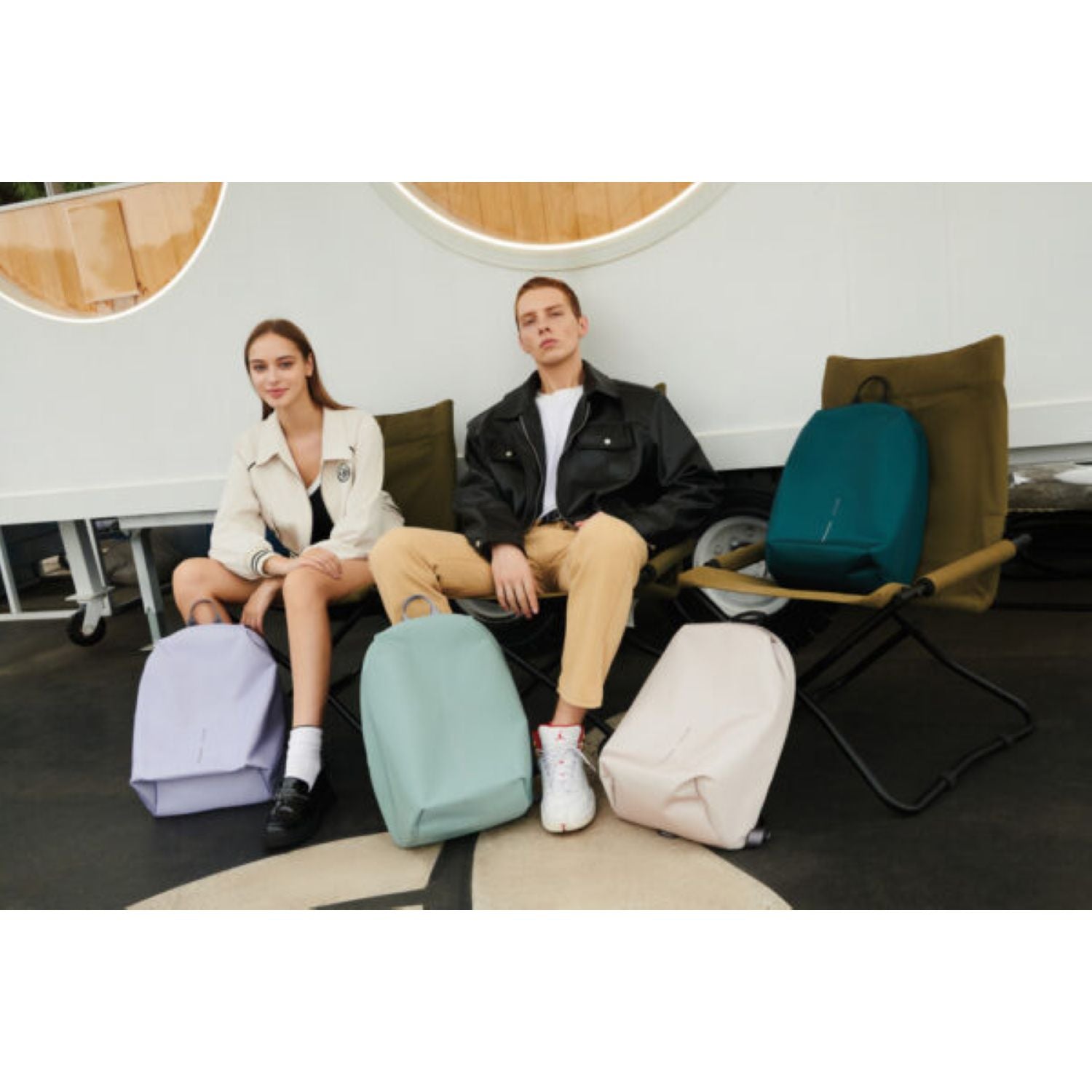 Bobby Soft Anti-Theft Backpack - Forest Green