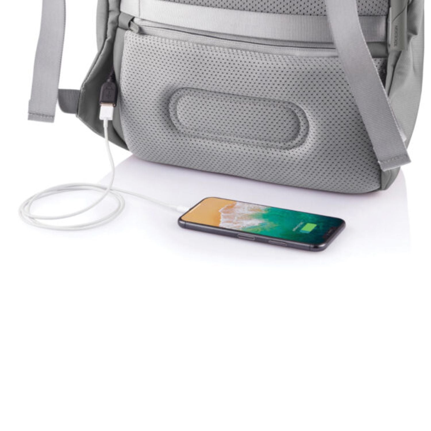 Bobby Soft Anti-Theft Backpack - Grey