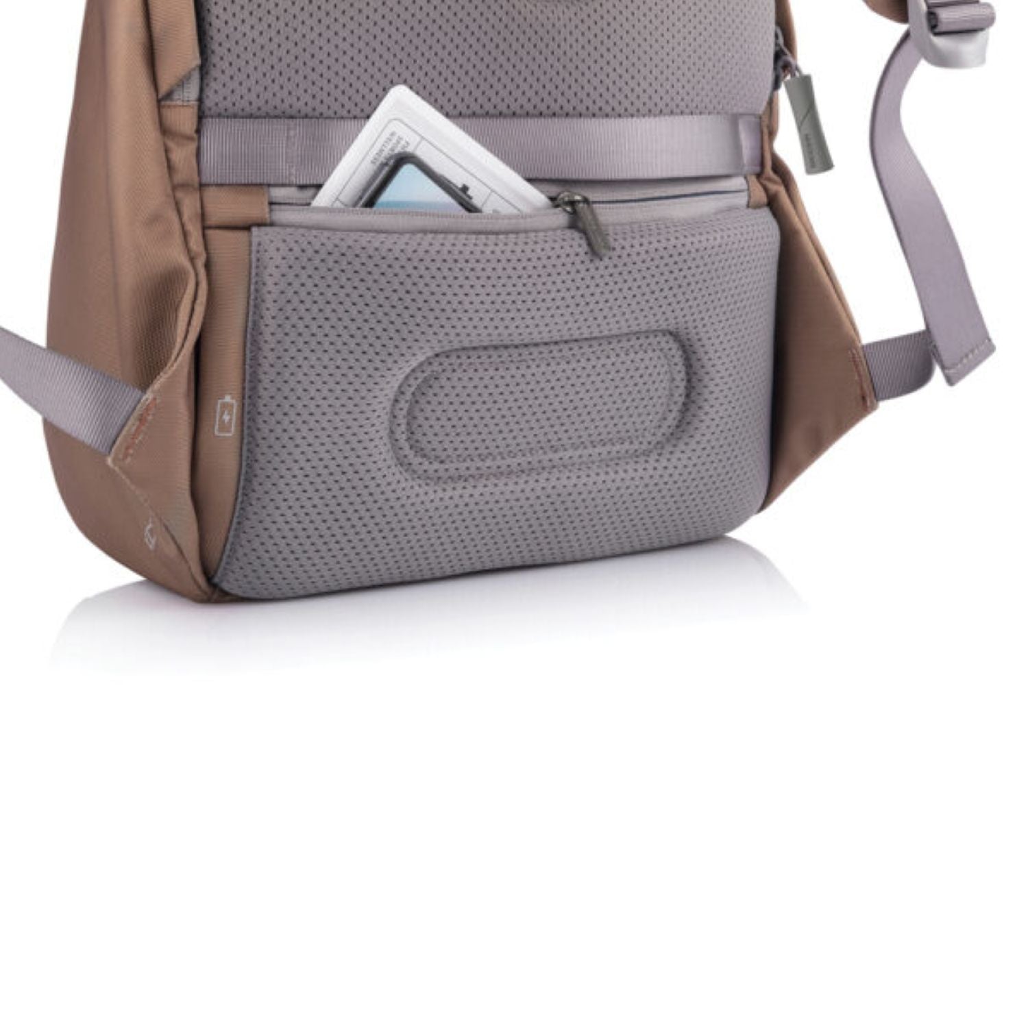 Bobby Soft Anti-Theft Backpack - Khaki