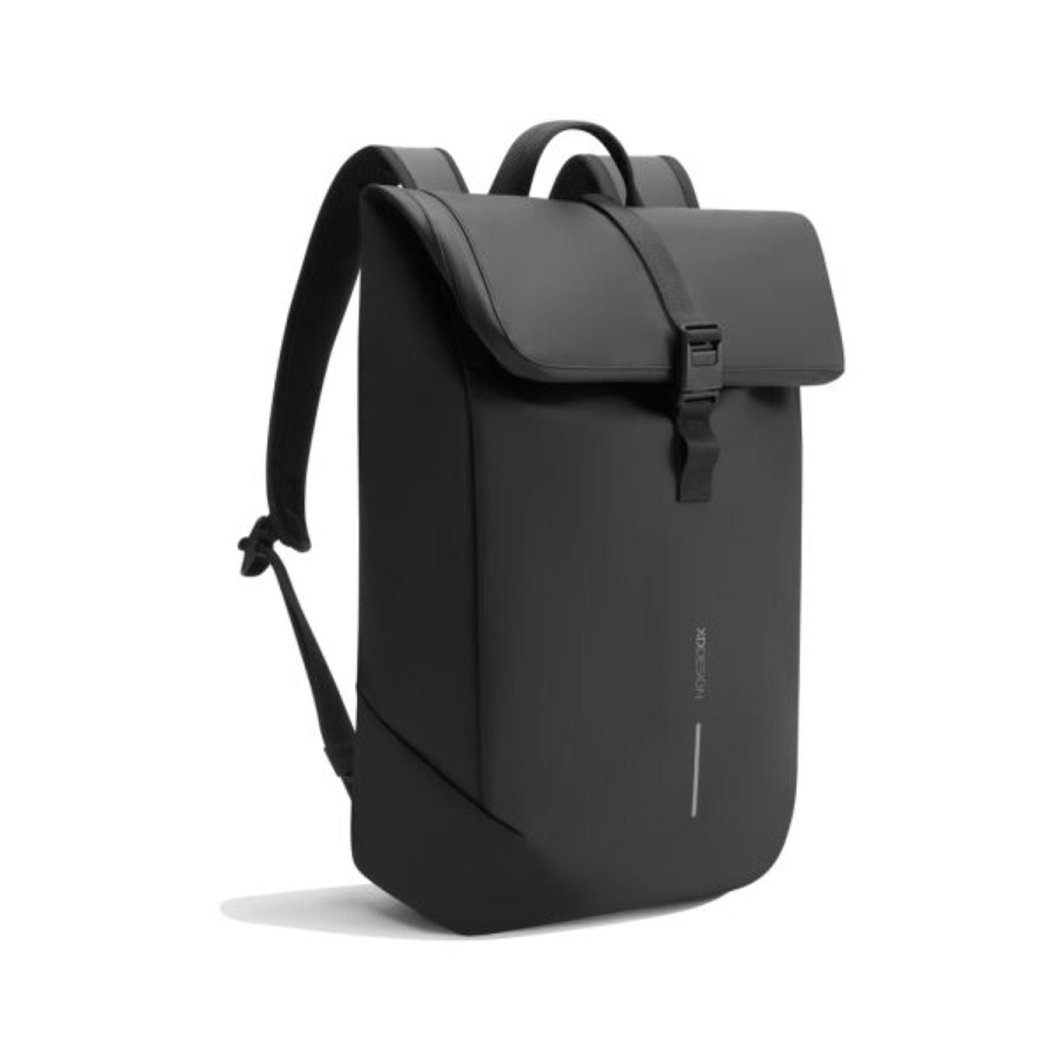 Bobby XD Design Urban Water Resistant Flap-Top Backpack 18L To 23L - Black