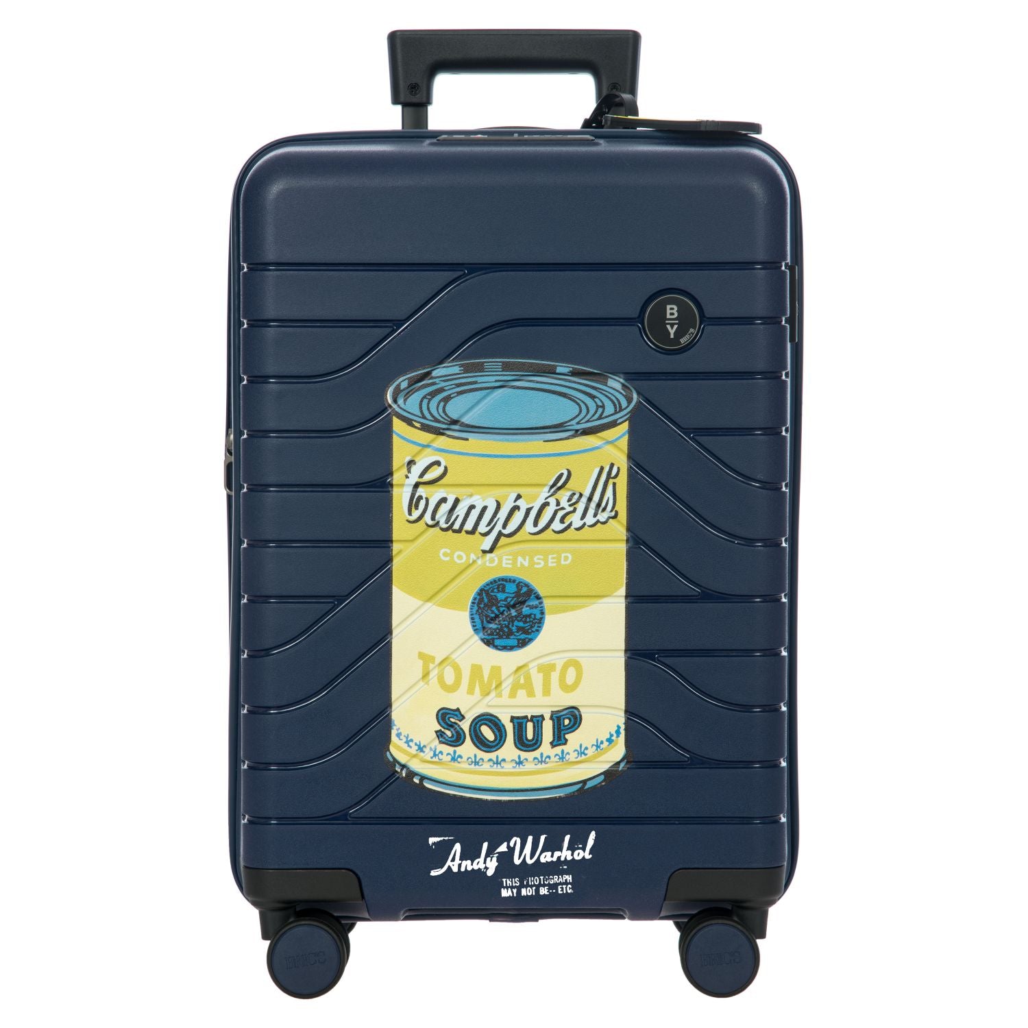 BRIC'S Andy Warhol Campbell Ulisse 22" Expandable Carry On Luggage Spinner (Blue)