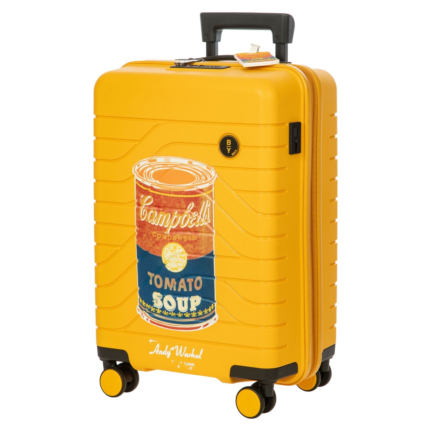 BRIC'S Andy Warhol Campbell Ulisse 22" Expandable Carry On Luggage Spinner (Mango)