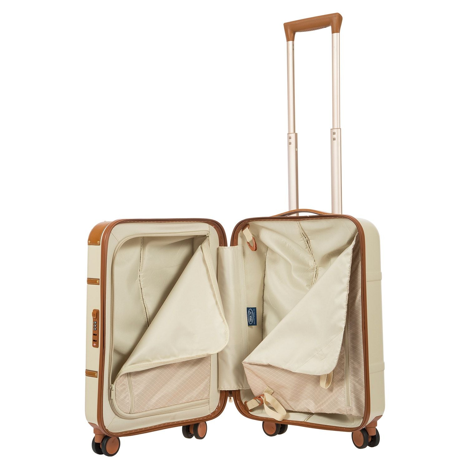 Bric's Bellagio 2 21" Carry-On Luggage Spinner (Cream)