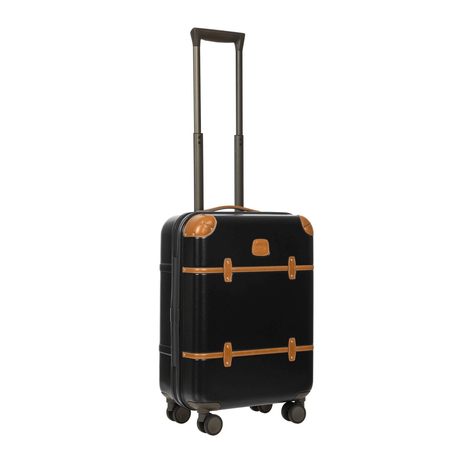 Bric's Bellagio V2 21" Carry-On Luggage Spinner (Black/Tobacco)