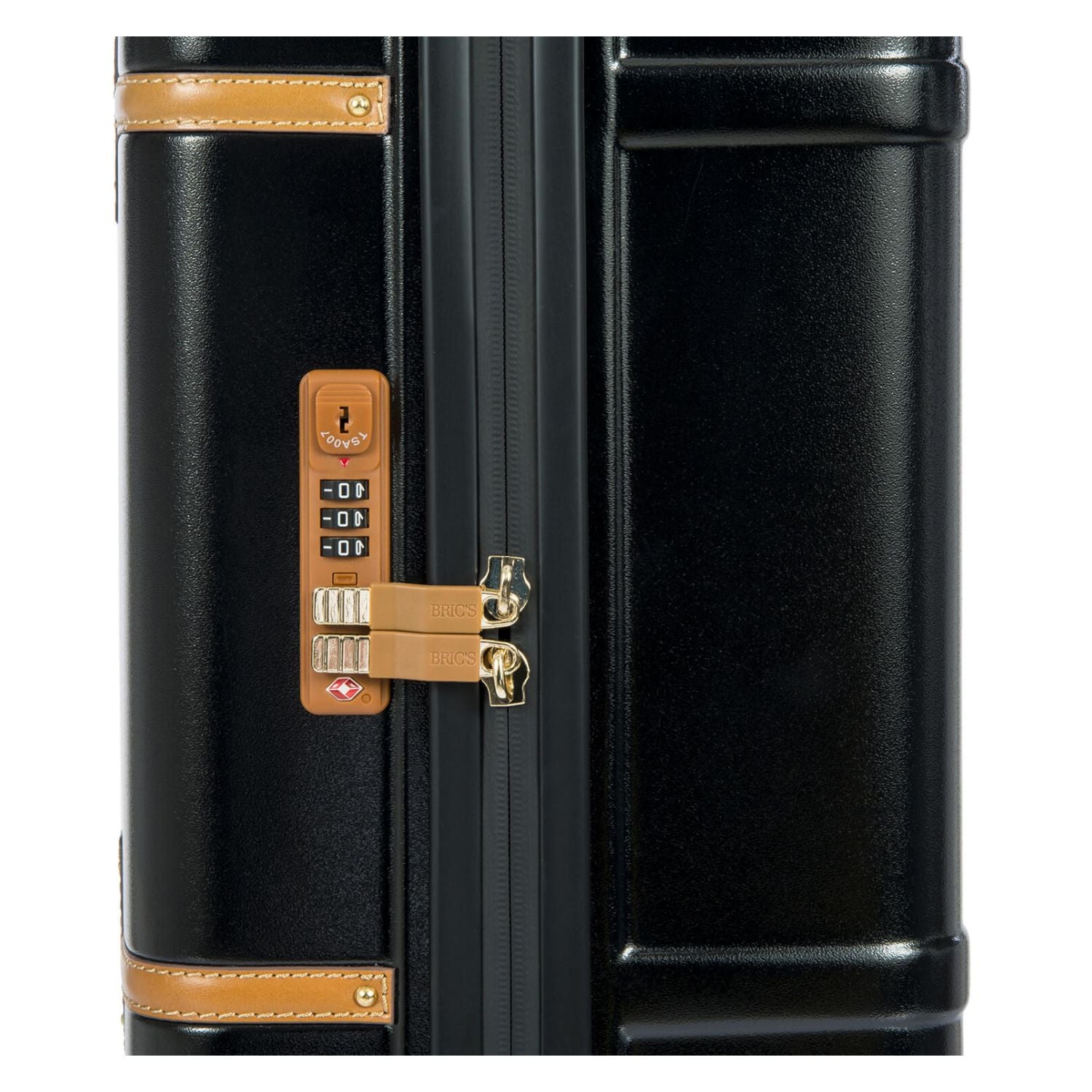 Bric's Bellagio V2 21" Carry-On Luggage Spinner (Black/Tobacco)